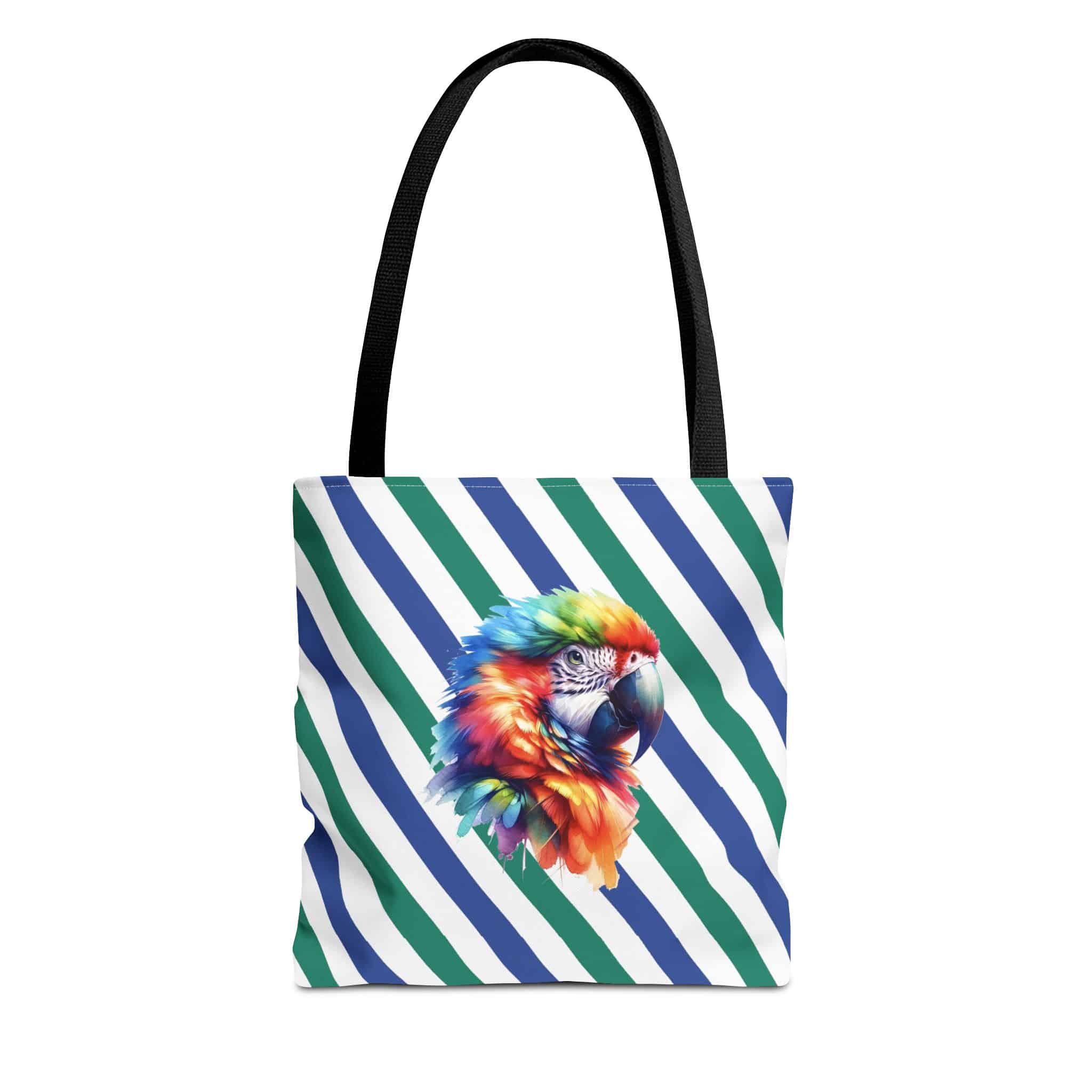 Parrot Tote bag – Vintage Bird tote bag – Cute Parrot purse bird print
