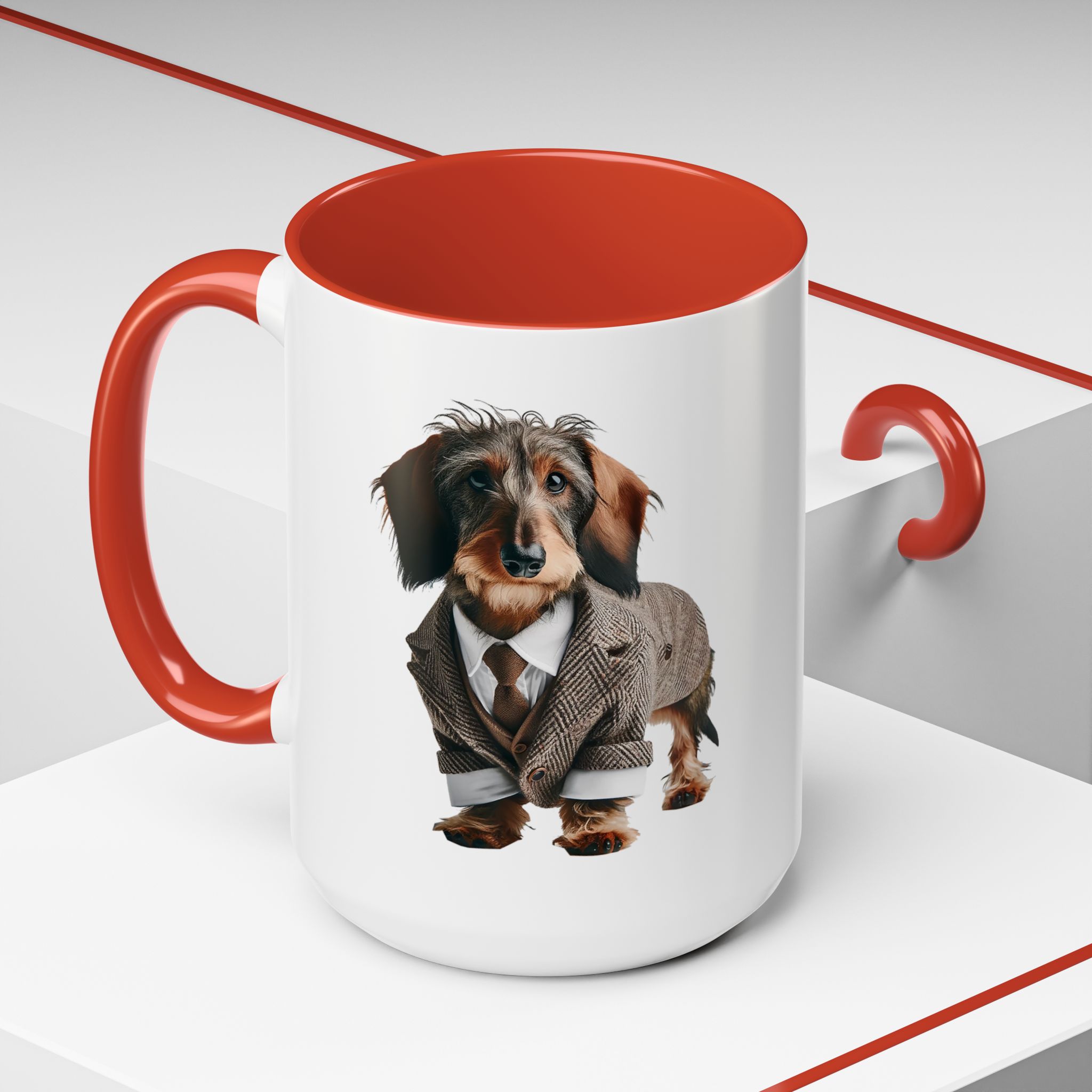 Office mug Dachshund coffee Cup Dog love gift for her unique mug boho tea cup puppy design pet accessory - Image 32