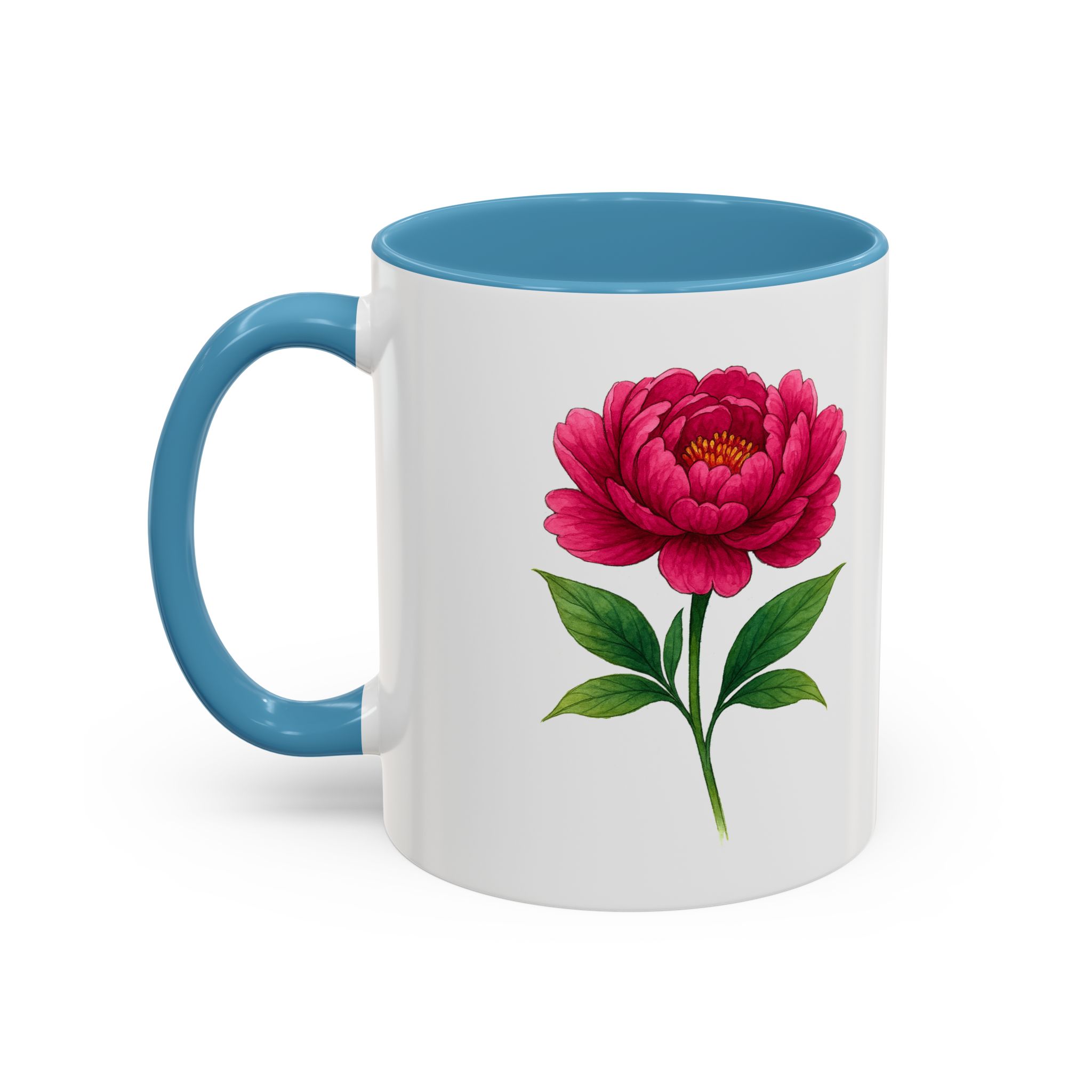 Wildflower Mug coffee lover gift for her flower tea cup unique boho mug nature accessory floral design