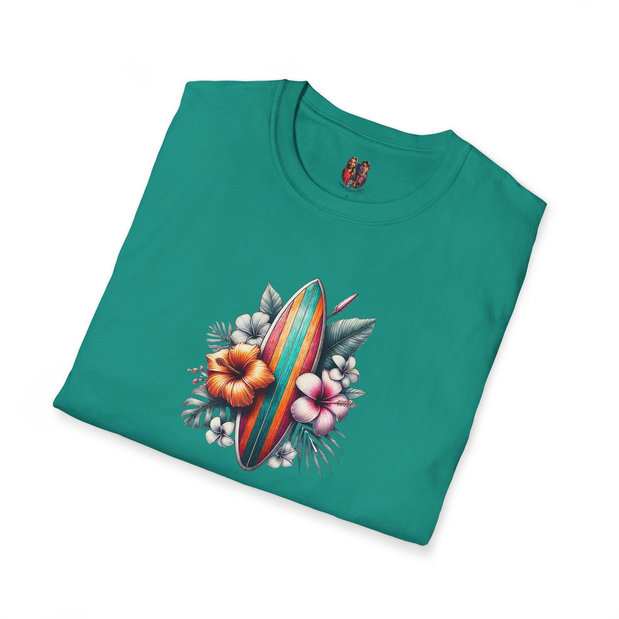 Hawaii Tropical tshirt - Island Nature Graphic - Vacation Style Tee - Image 17