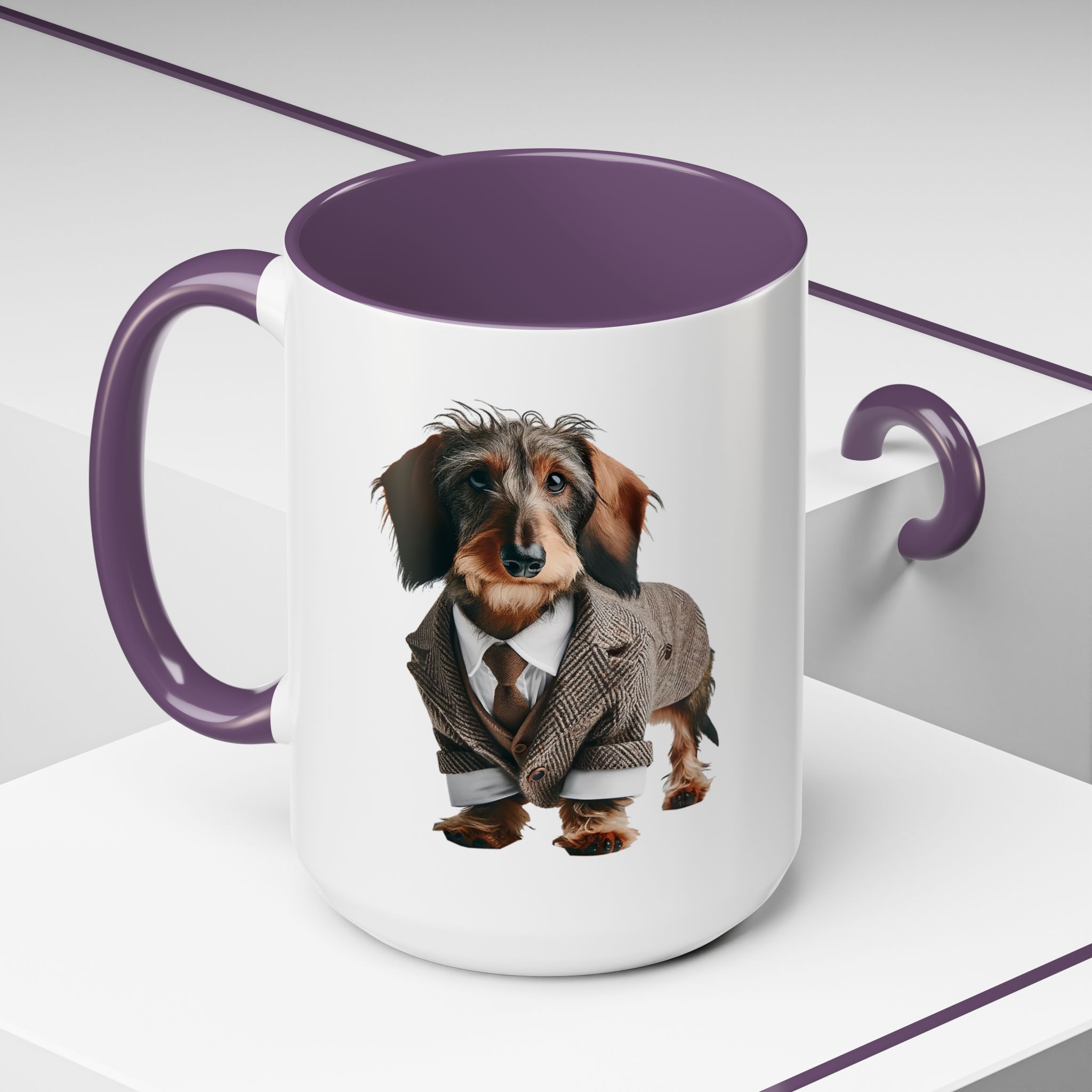 Office mug Dachshund coffee Cup Dog love gift for her unique mug boho tea cup puppy design pet accessory - Image 60