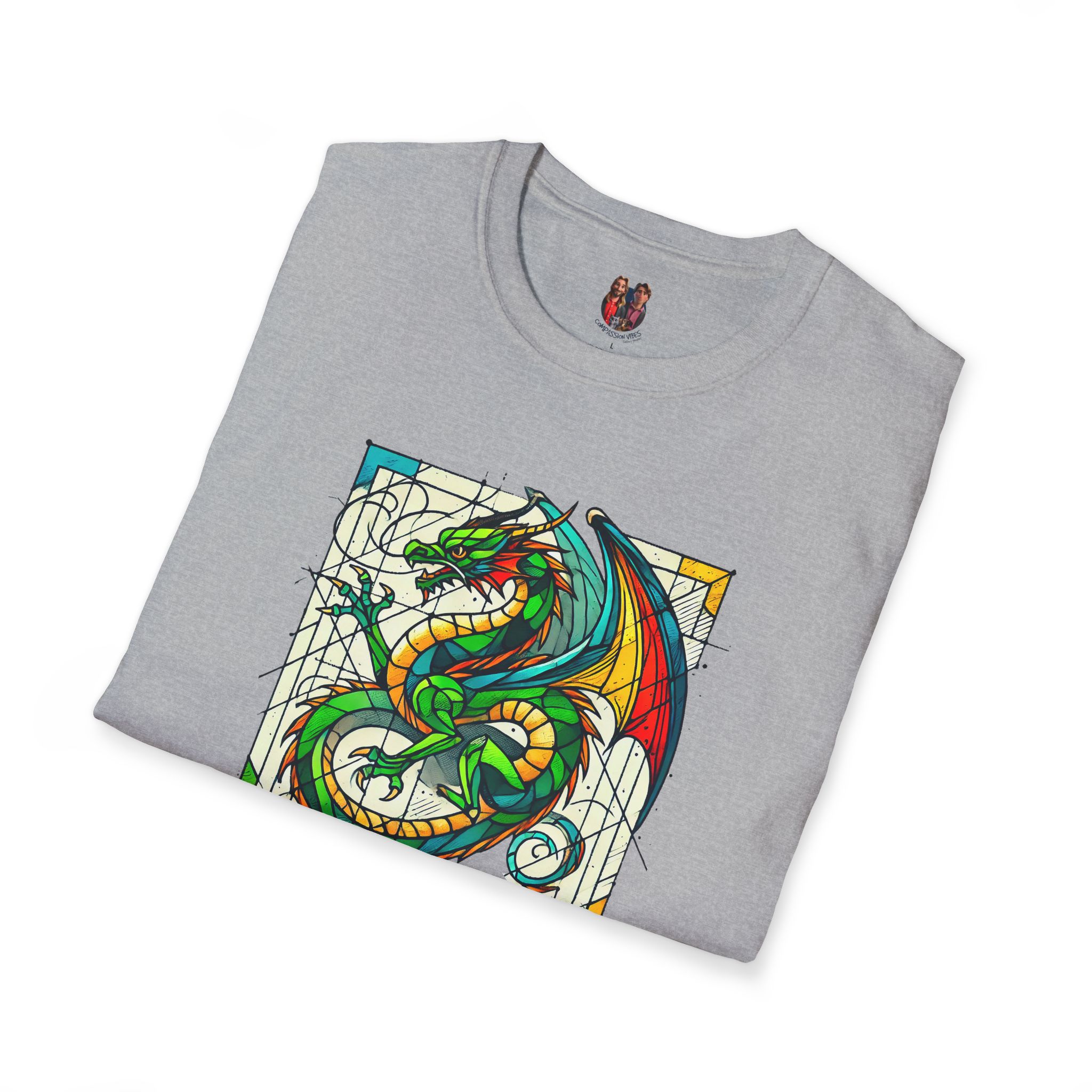Dragon Fantasy tshirt - Mythical Dragon Graphic - Artistic Creature Tee - Image 9