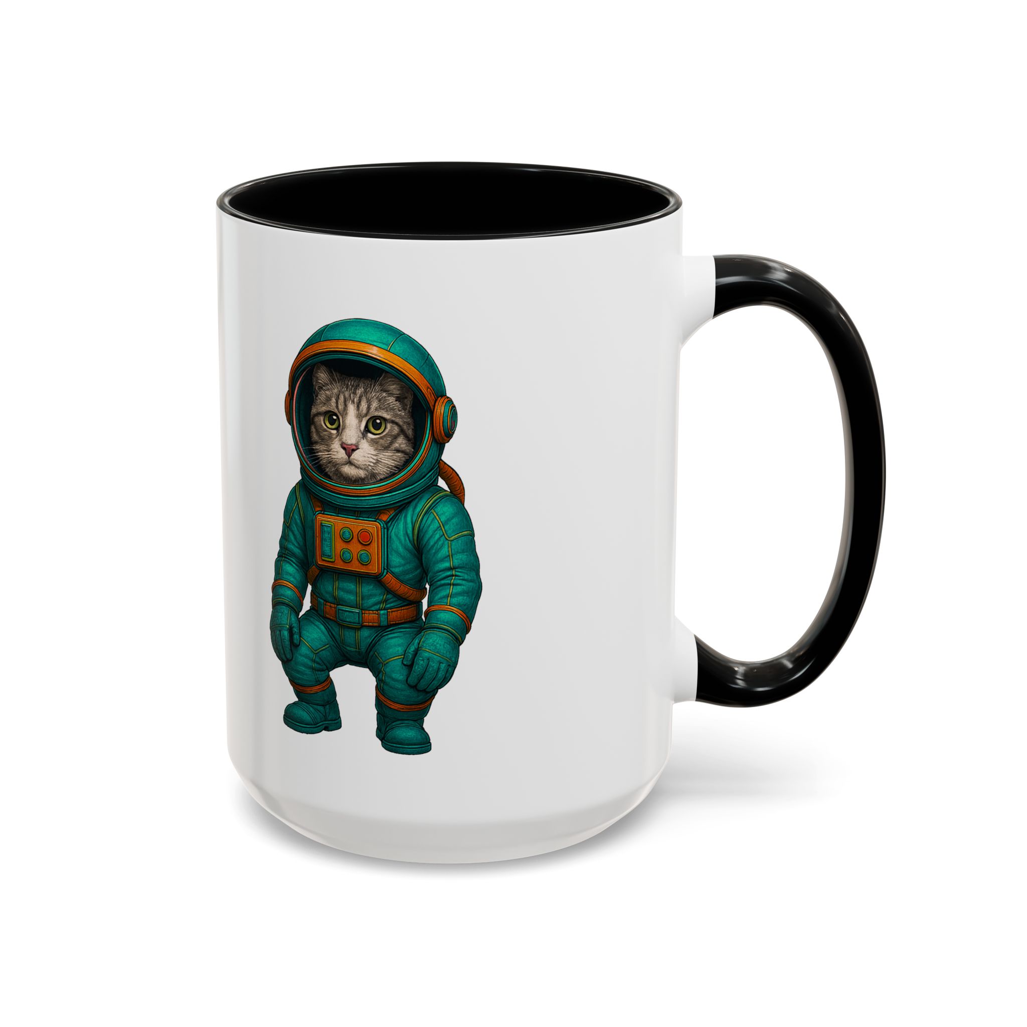 Coffee Mug funny Cat lover boho Mug Cat astronaut tea cup pet unique accessory kitten gift for her - Imagen 21