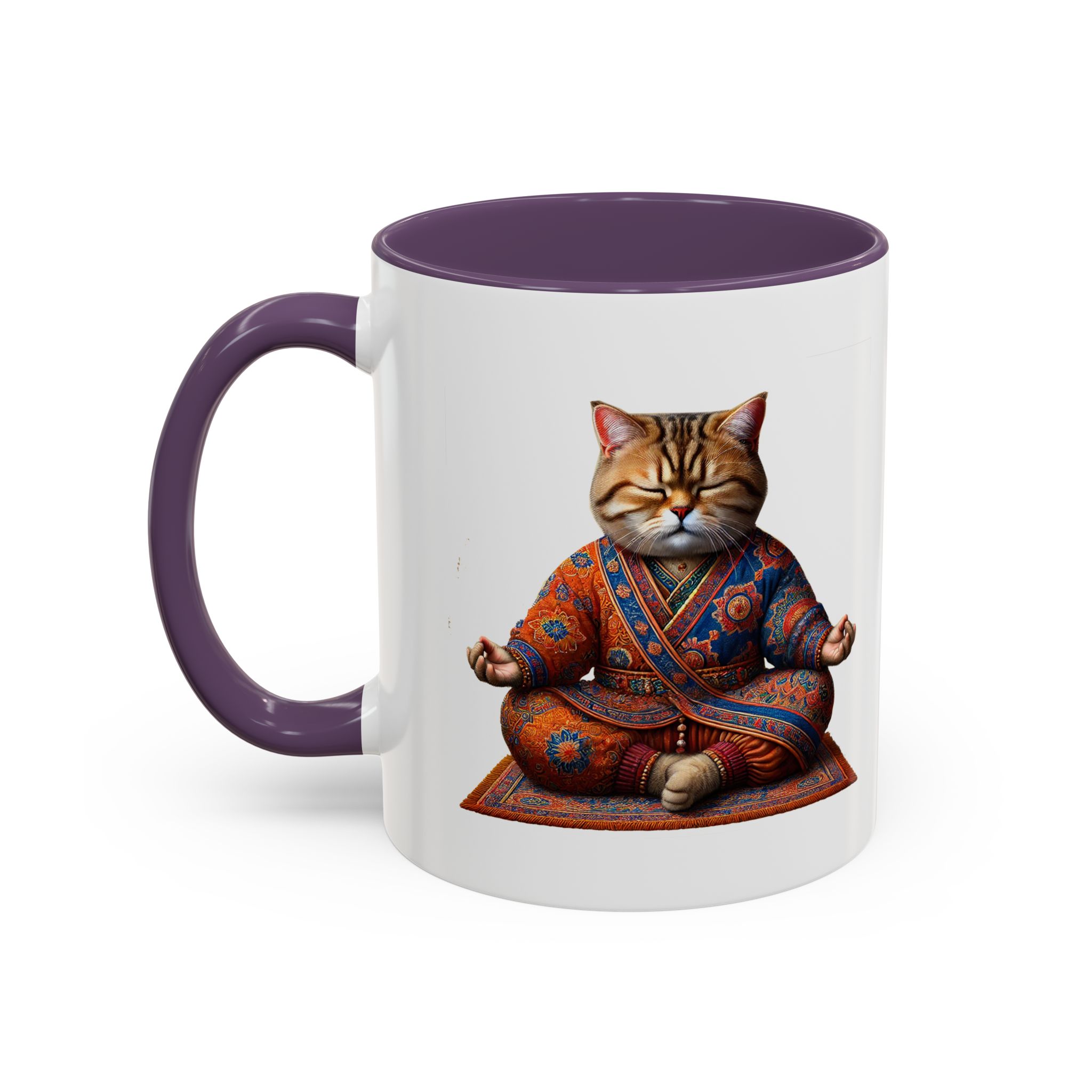 Office Mug cat lover yoga gift for mom Tea cup coffee Mug meditation accessory mindfulness pet design - Image 46