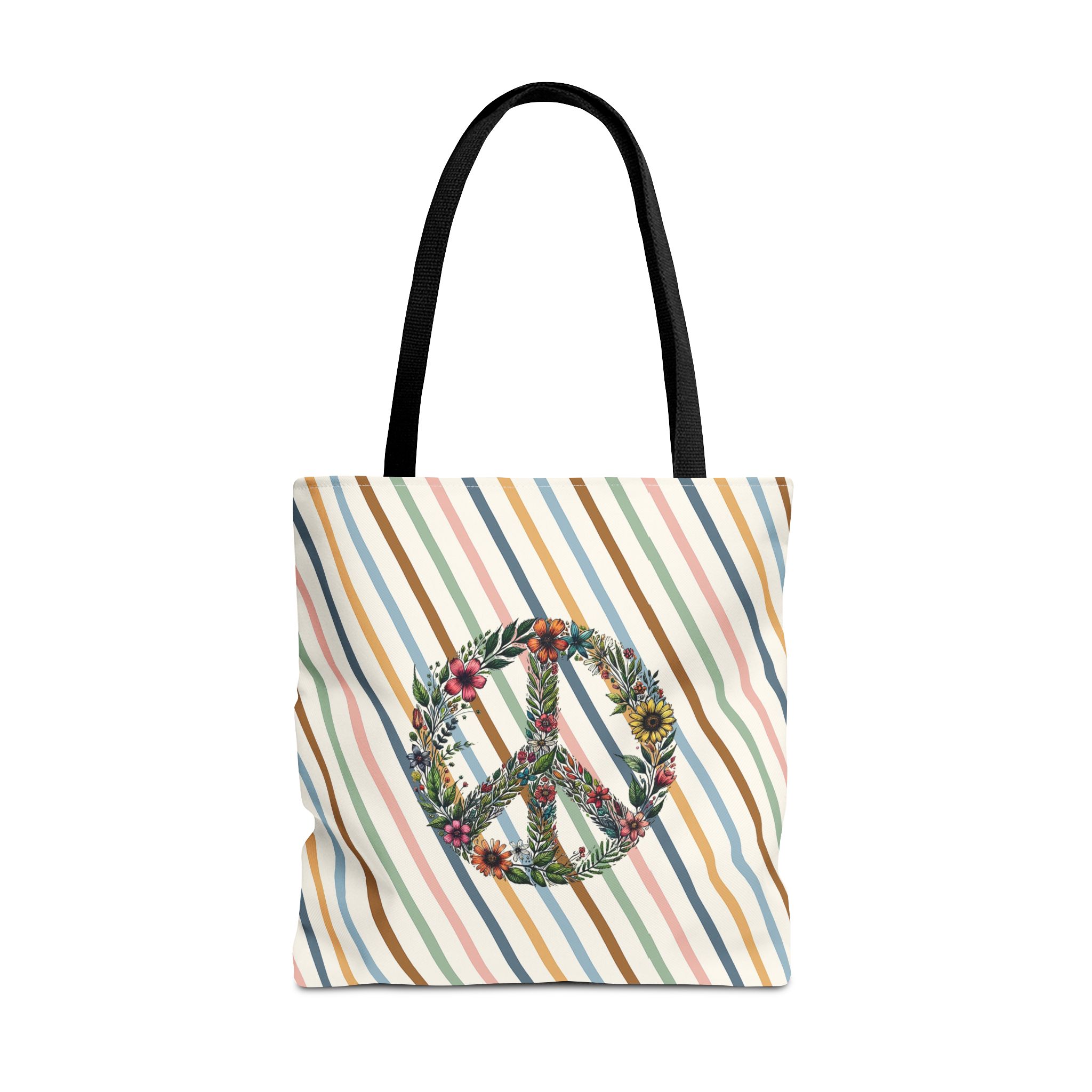 Peace and Love tote bag positive vibes and dreamy vintage look - Image 5