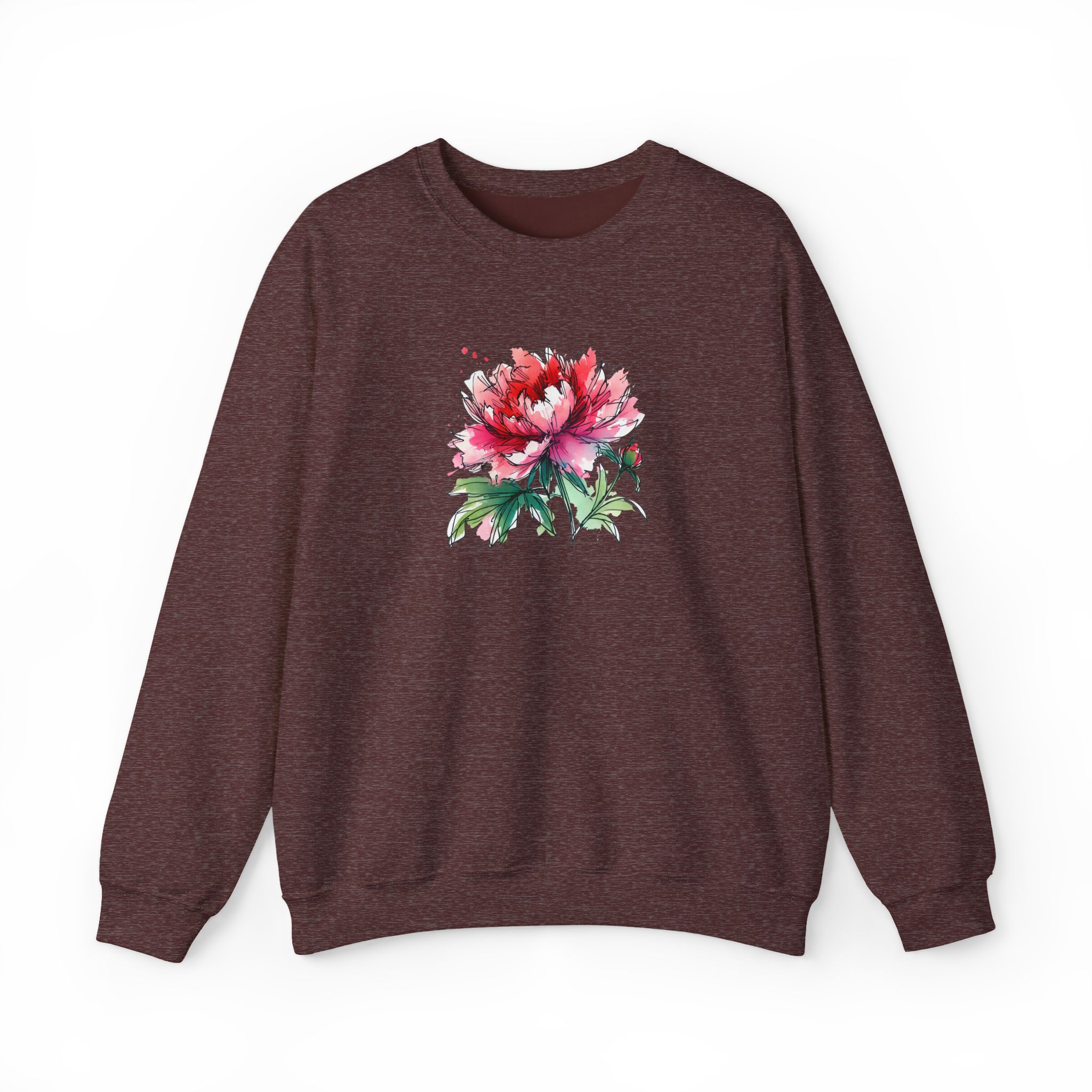 Flower sweatshirt – Tropical sweatshirt – Boho Flower sweater nature print - Image 8