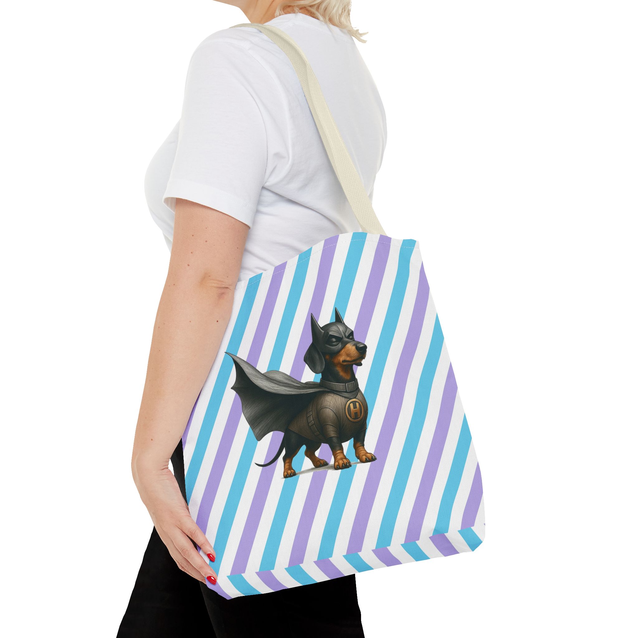 Superhero tote bag funny dog tote bag puppy vintage shoulder bag pet gift fantasy handbag dog purse - Image 22