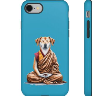 Dog in Monk Robes Phone Case