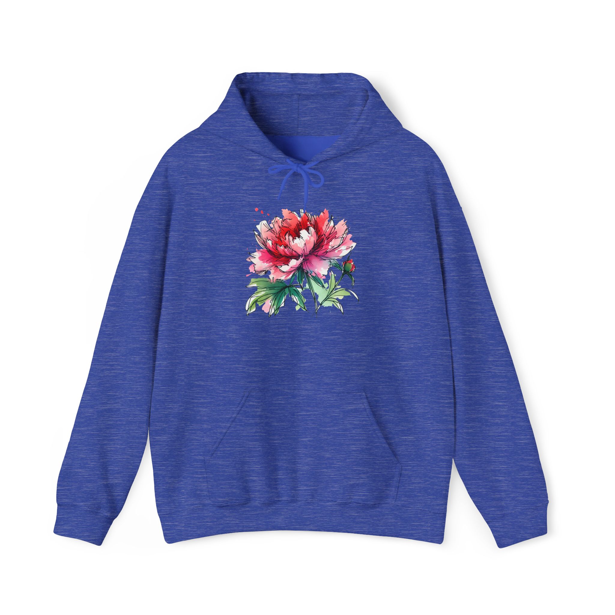 Flower Hoodie – Tropical Hoodie – Flower Print Sweatshirt - Image 22