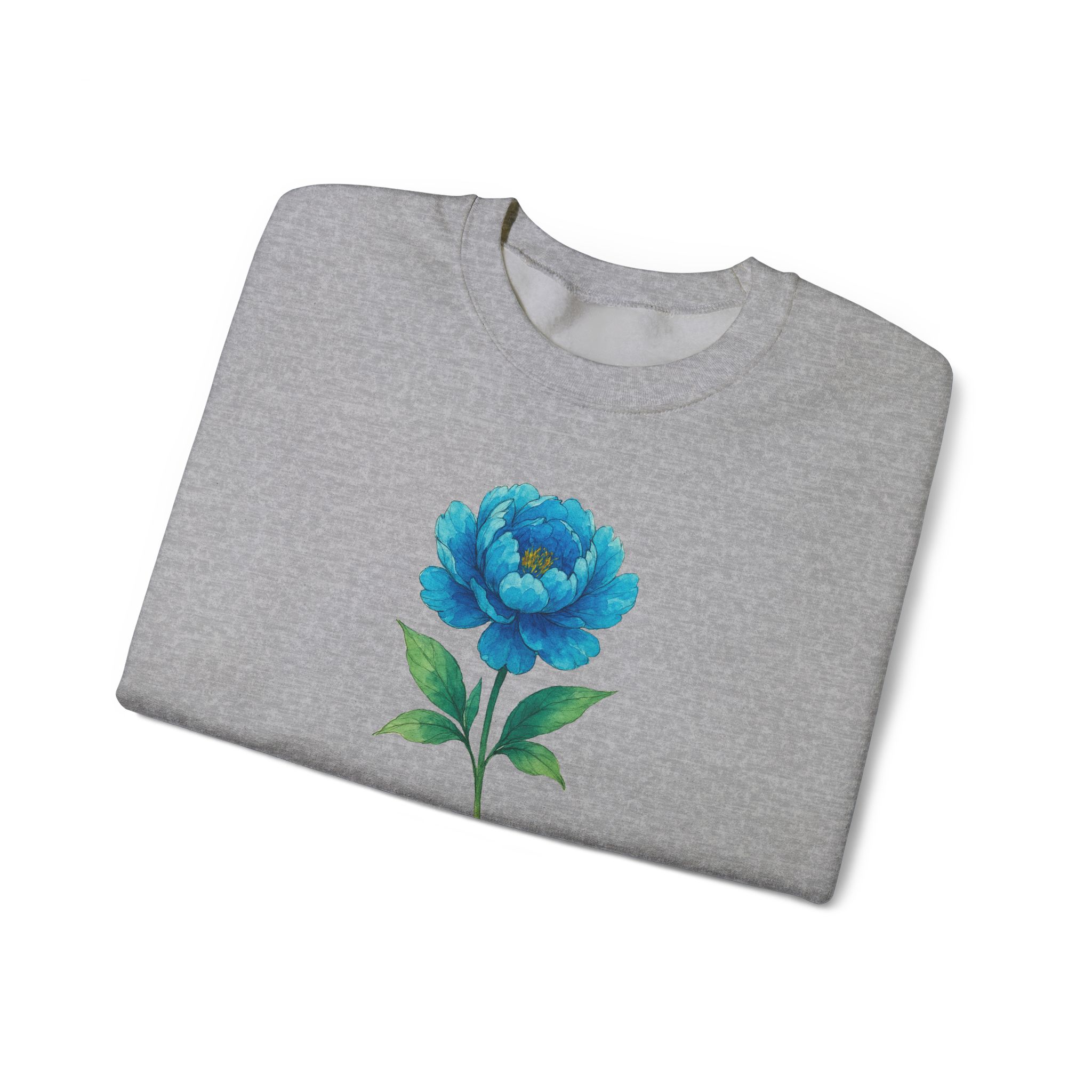 Flower sweatshirt – Boho Floral sweater – Wild Flower Sweatshirt nature print - Image 2