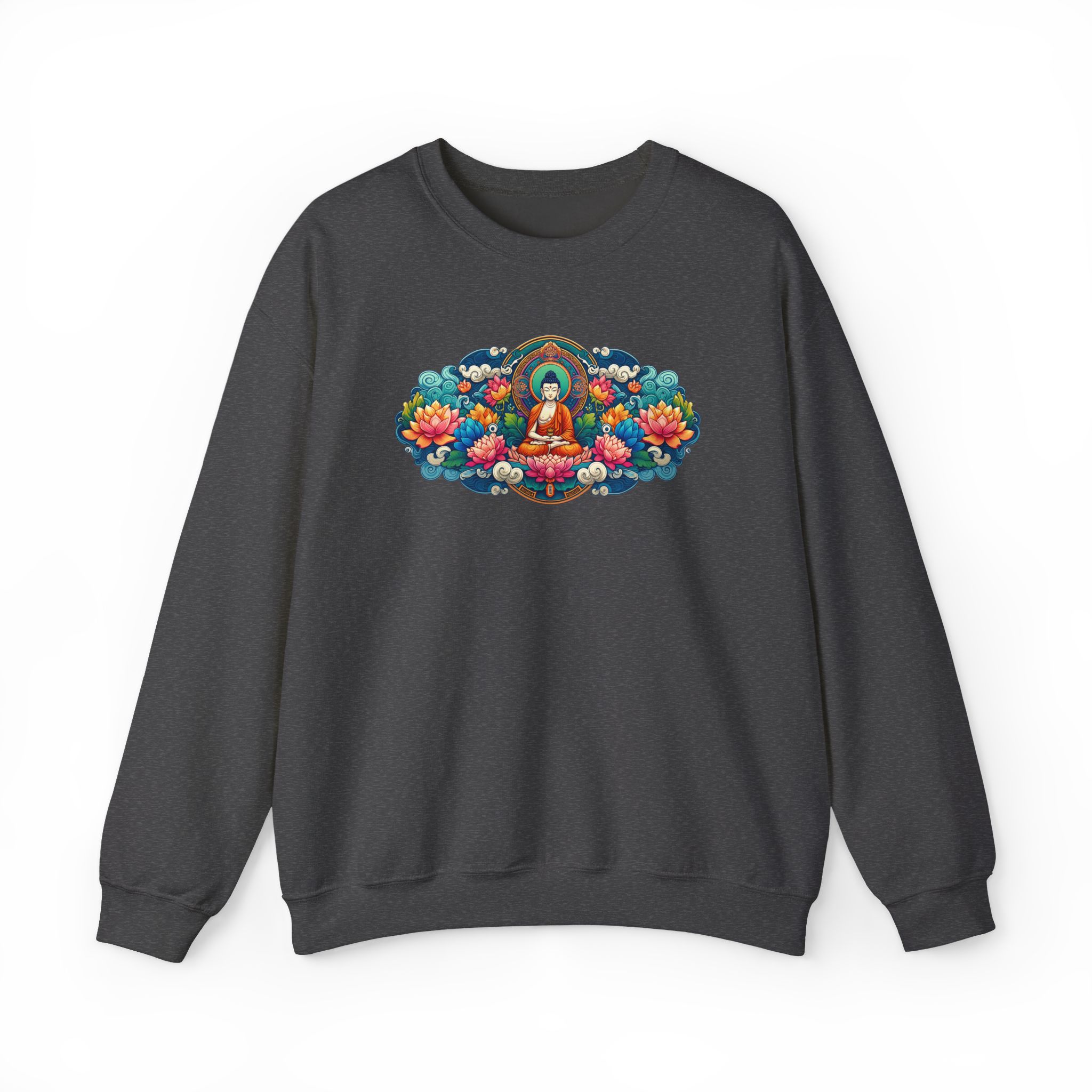 Yoga Vibes sweatshirt – Zen sweater – Meditation Sweatshirt Buddha print - Image 18