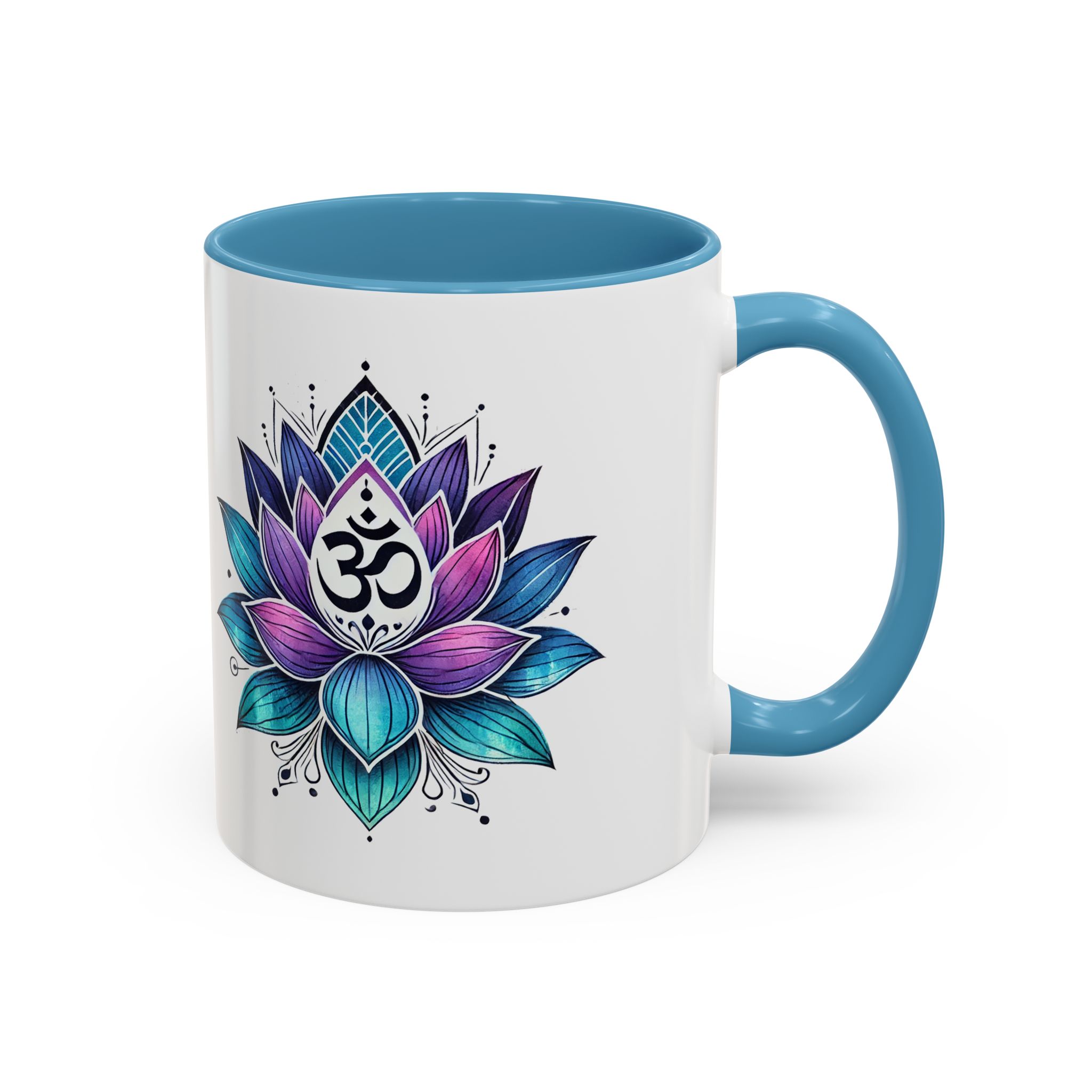 Boho office mug mindfulness mug lotus flower yoga gift coffee lover meditation accessory tea cup cute – Image 2