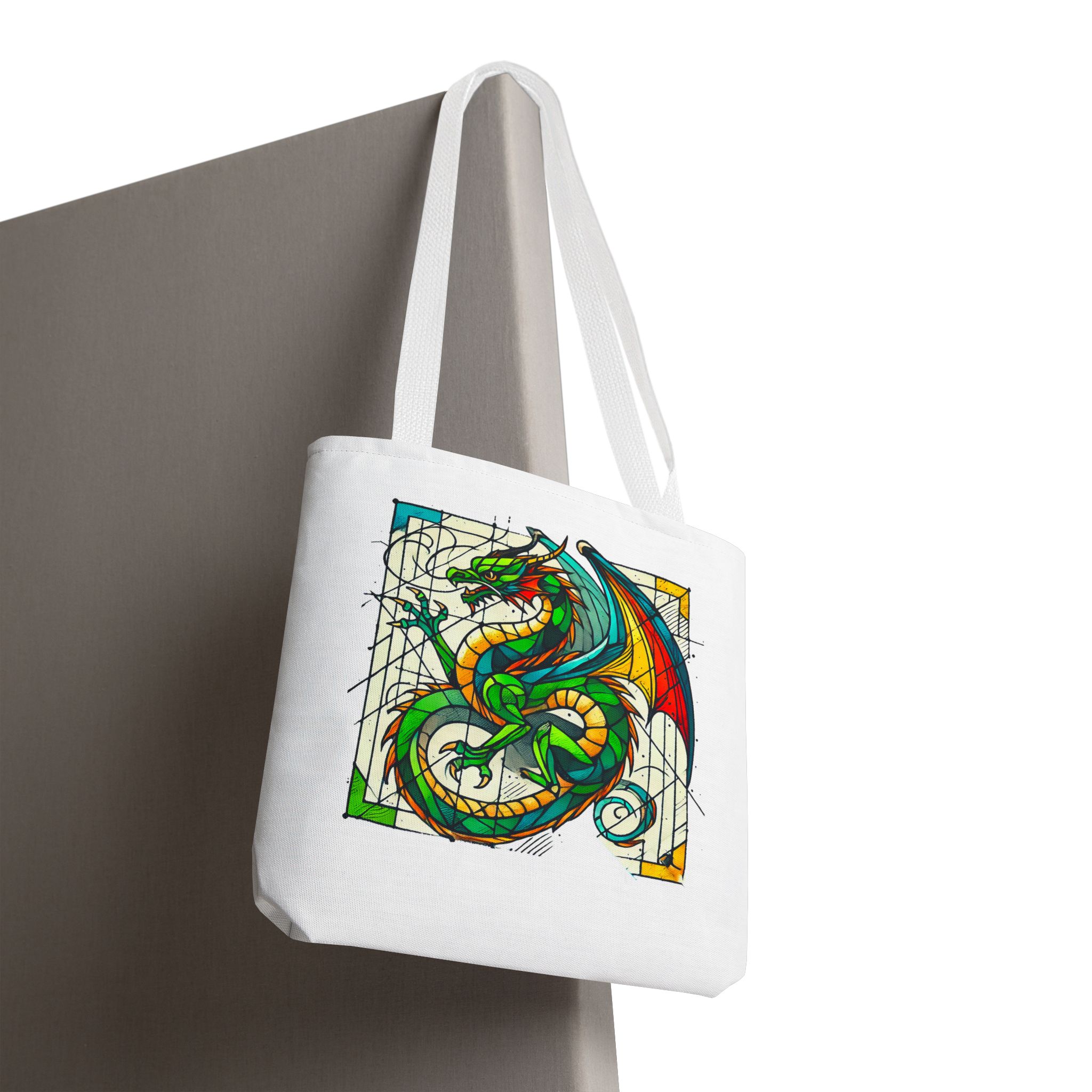 Dragon tote bag powerful look with unique graphic design - Image 14