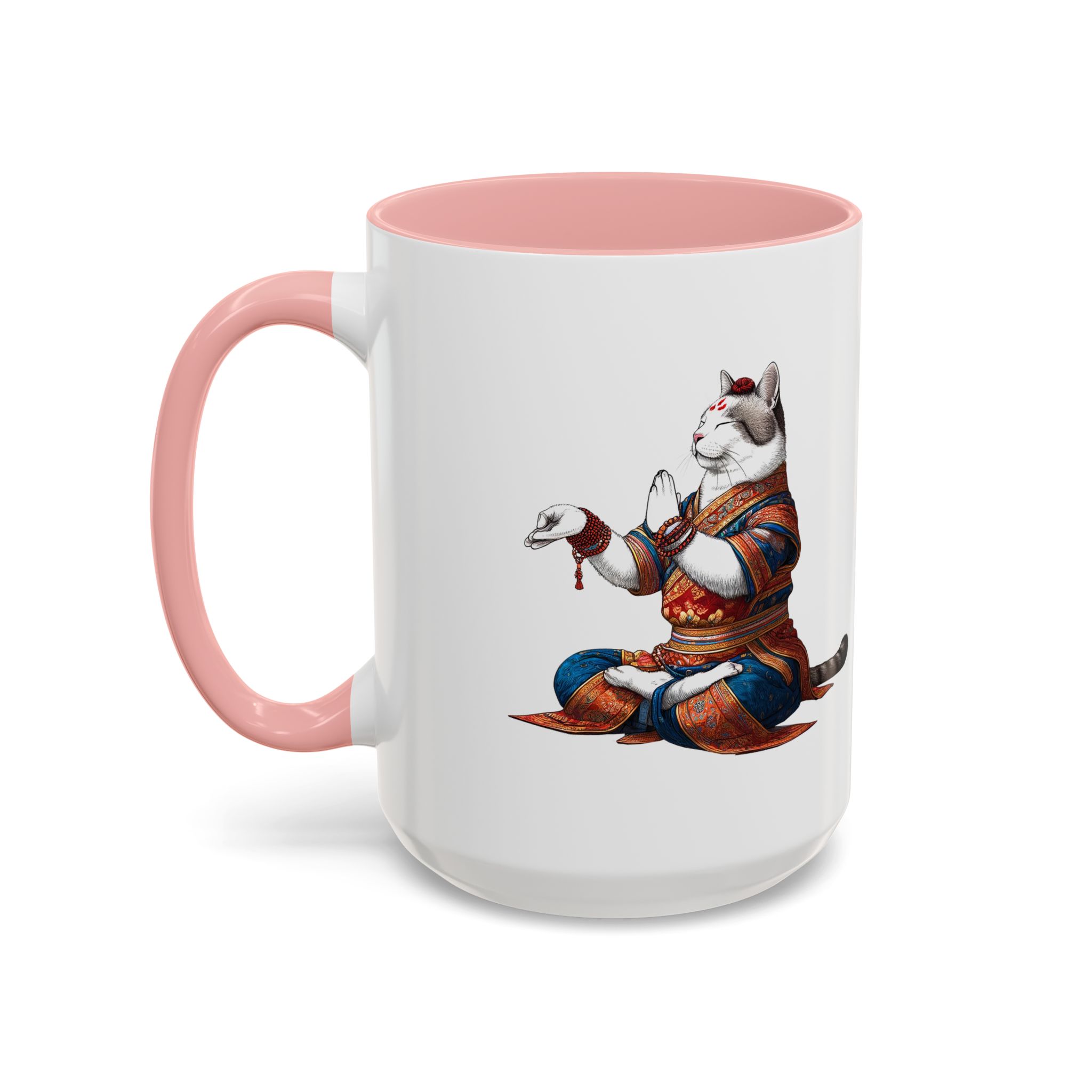 Office Mug cat lover yoga gift for mom Tea cup coffee Mug meditation accessory mindfulness pet design - Image 30