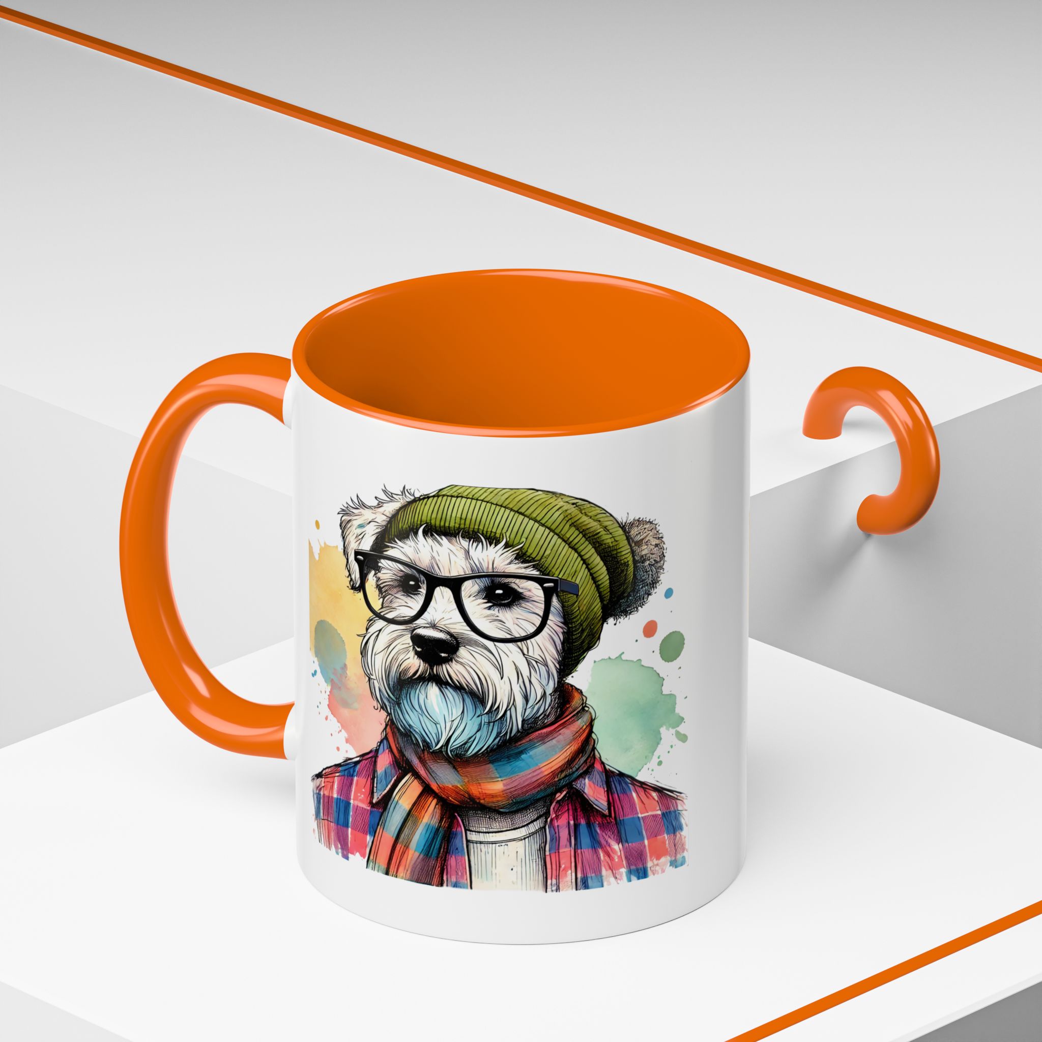 Funny mug dog Boho coffee mug funny gift pet lover hipster accessory lover tea office mug unique design - Image 44