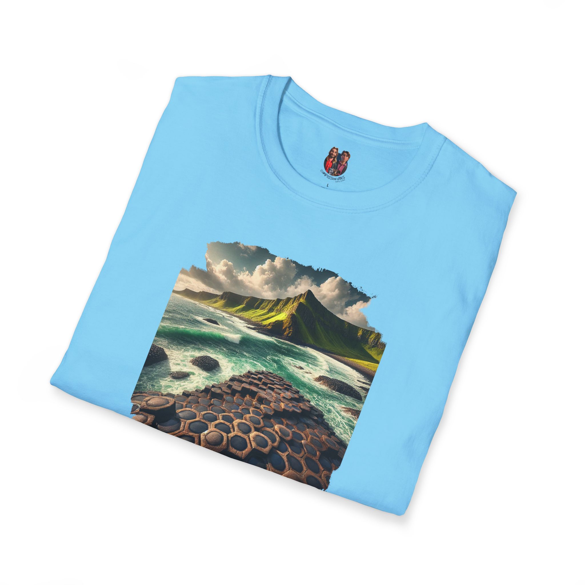 Landscape tshirt ireland graphic tee nature vintage clothing gift for dad giant causeway bushmills vintage tshirt cool comfort apparel - Image 21