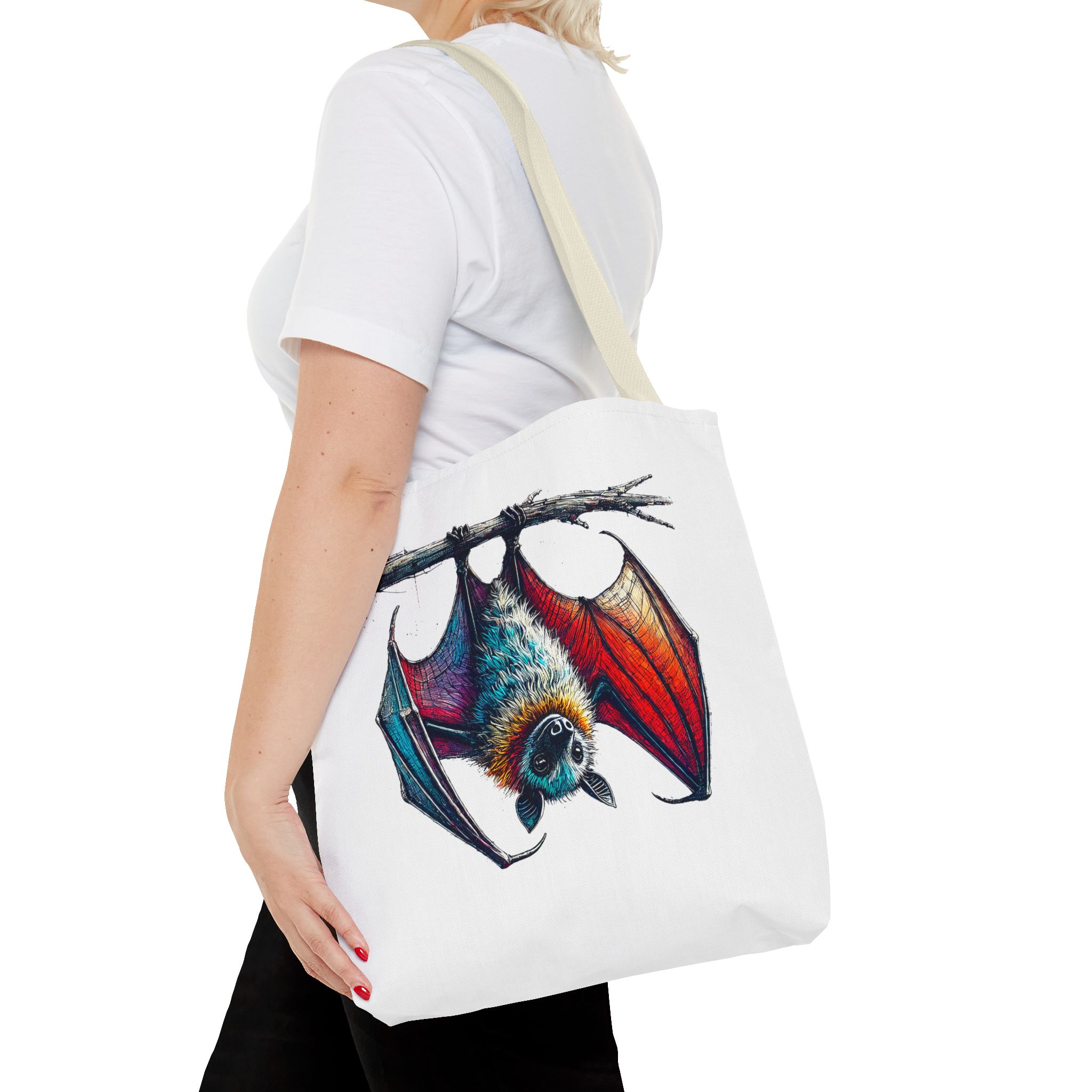 Bat tote bag original animal print design for creative souls - Image 22