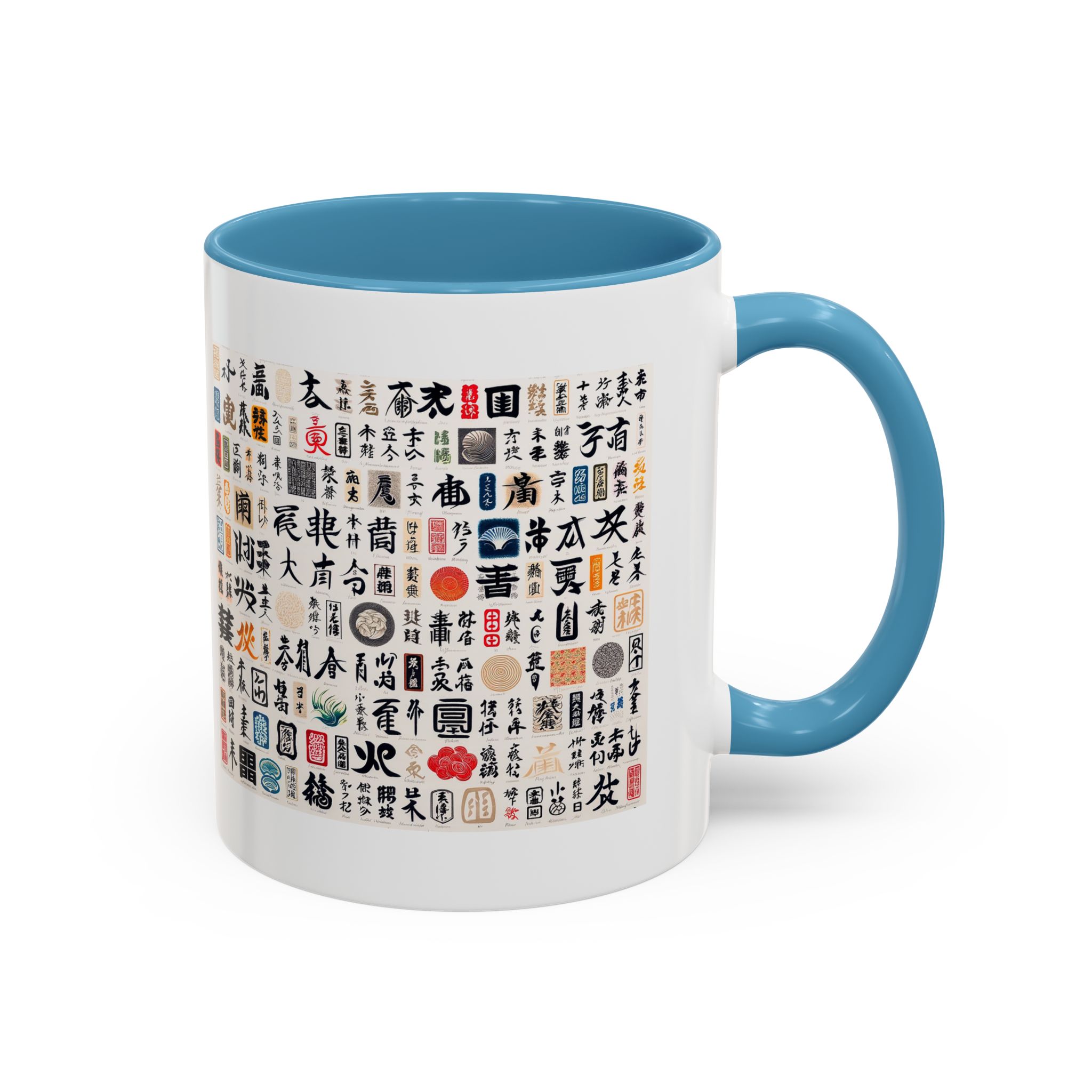 Coffee Mug calligraphy Japan Cup tea lover gift for her cute mug office accessory japan design - Imagen 33