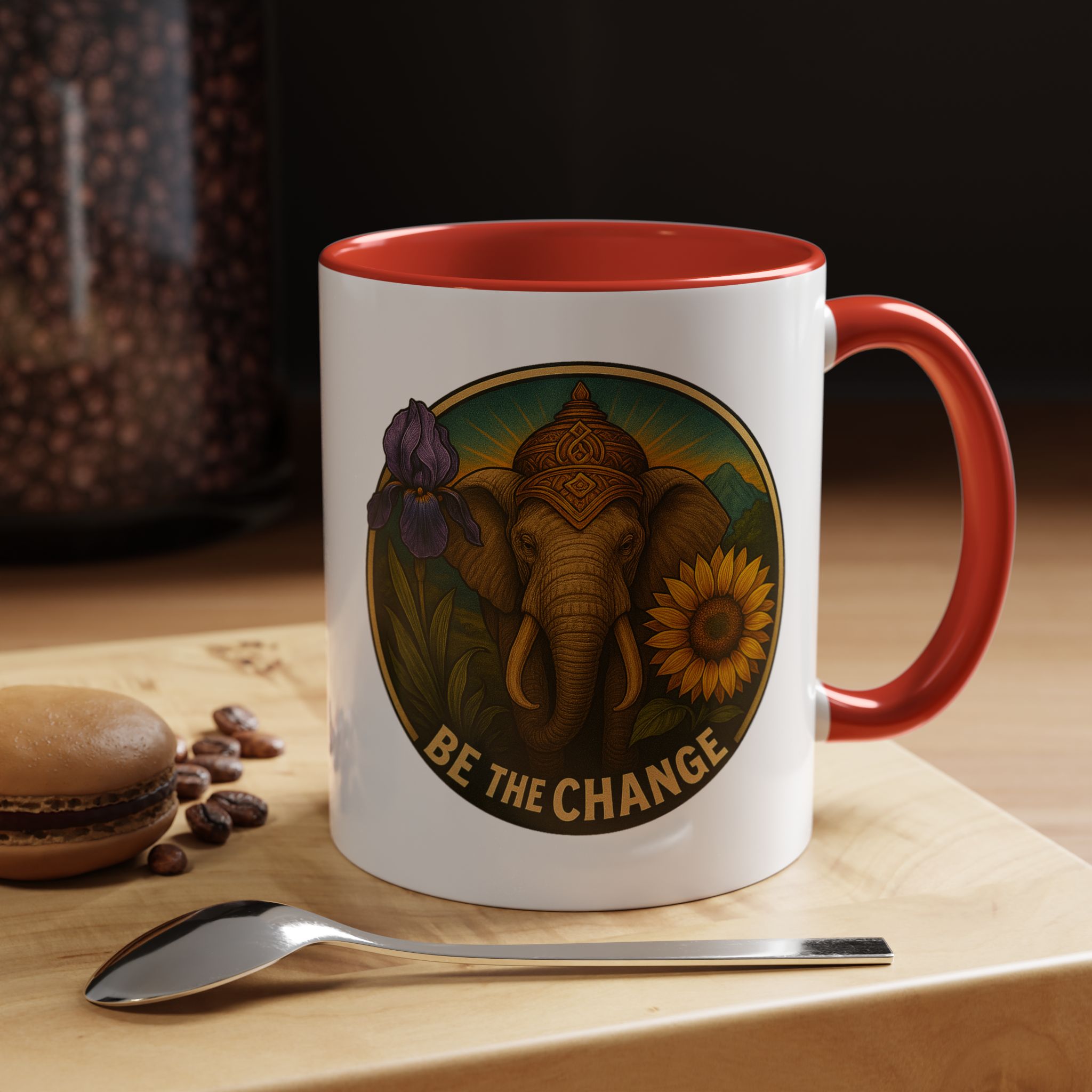 Surrealist coffee mug buddha Fantasy mug Limited Edition Hand Drawn Art by Real Artist - Imagen 15