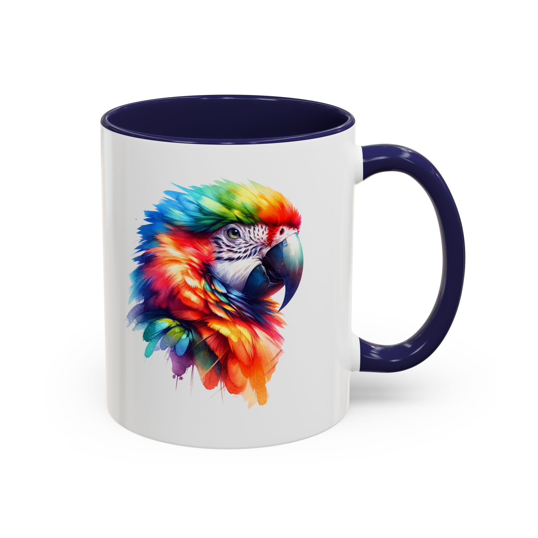 Parrot Mug vivid colors bird lover Cup parrot print cool print nature lover accessory stylish print - Imagen 5