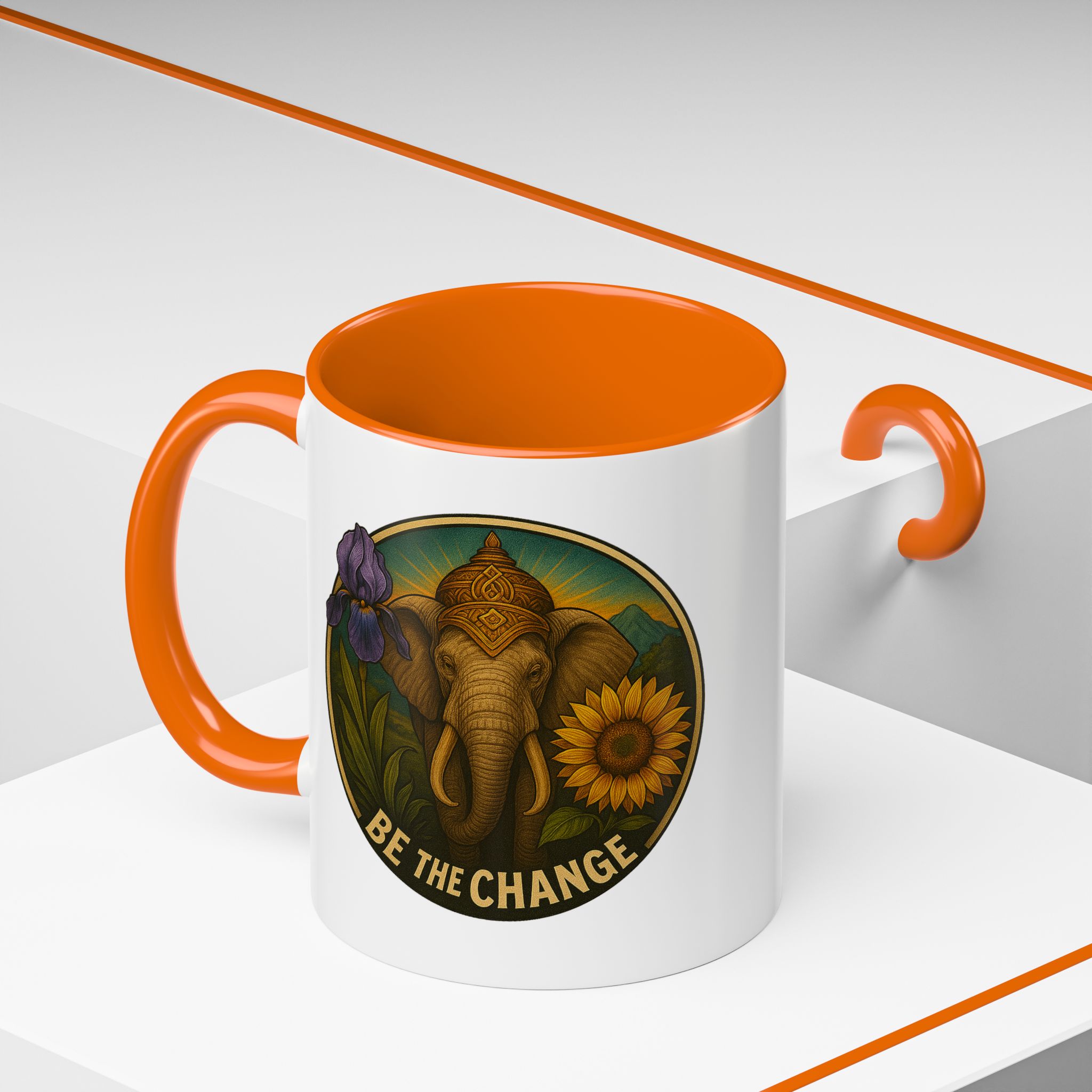 Surrealist coffee mug buddha Fantasy mug Limited Edition Hand Drawn Art by Real Artist - Imagen 44