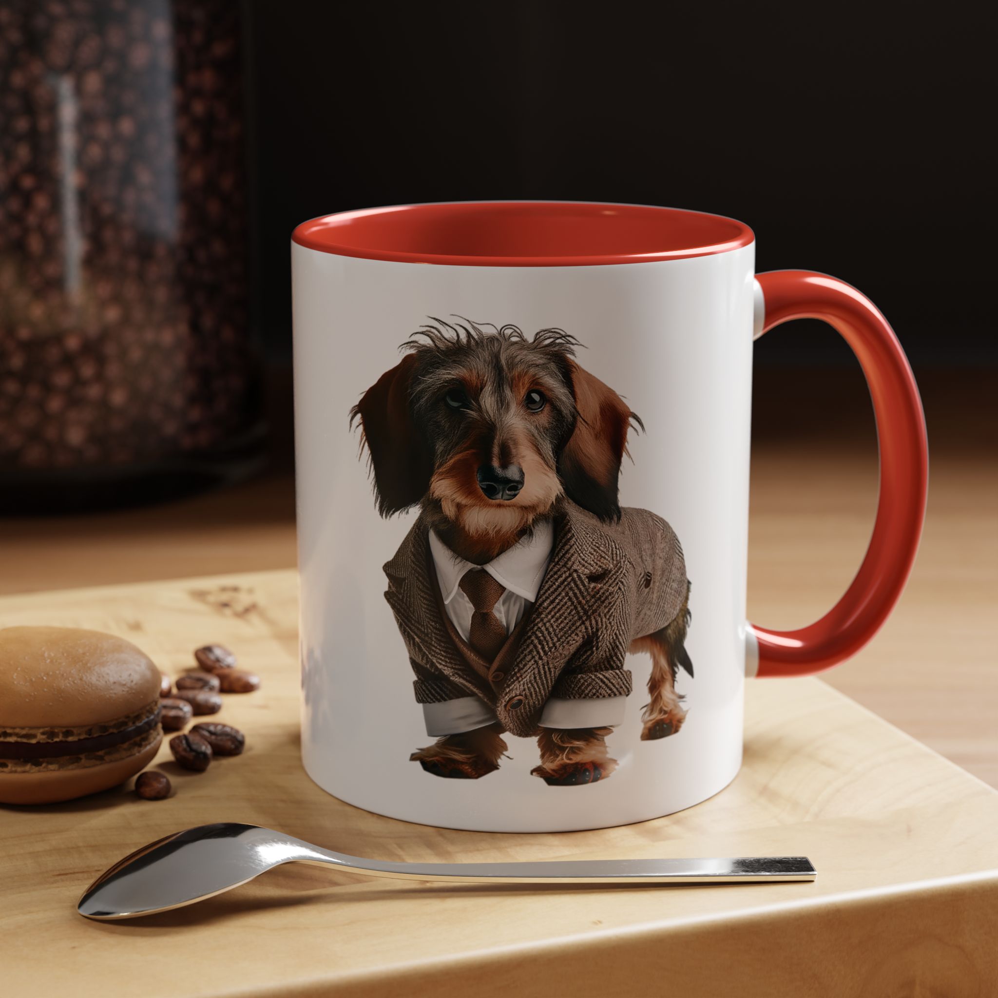 Office mug Dachshund coffee Cup Dog love gift for her unique mug boho tea cup puppy design pet accessory - Image 15