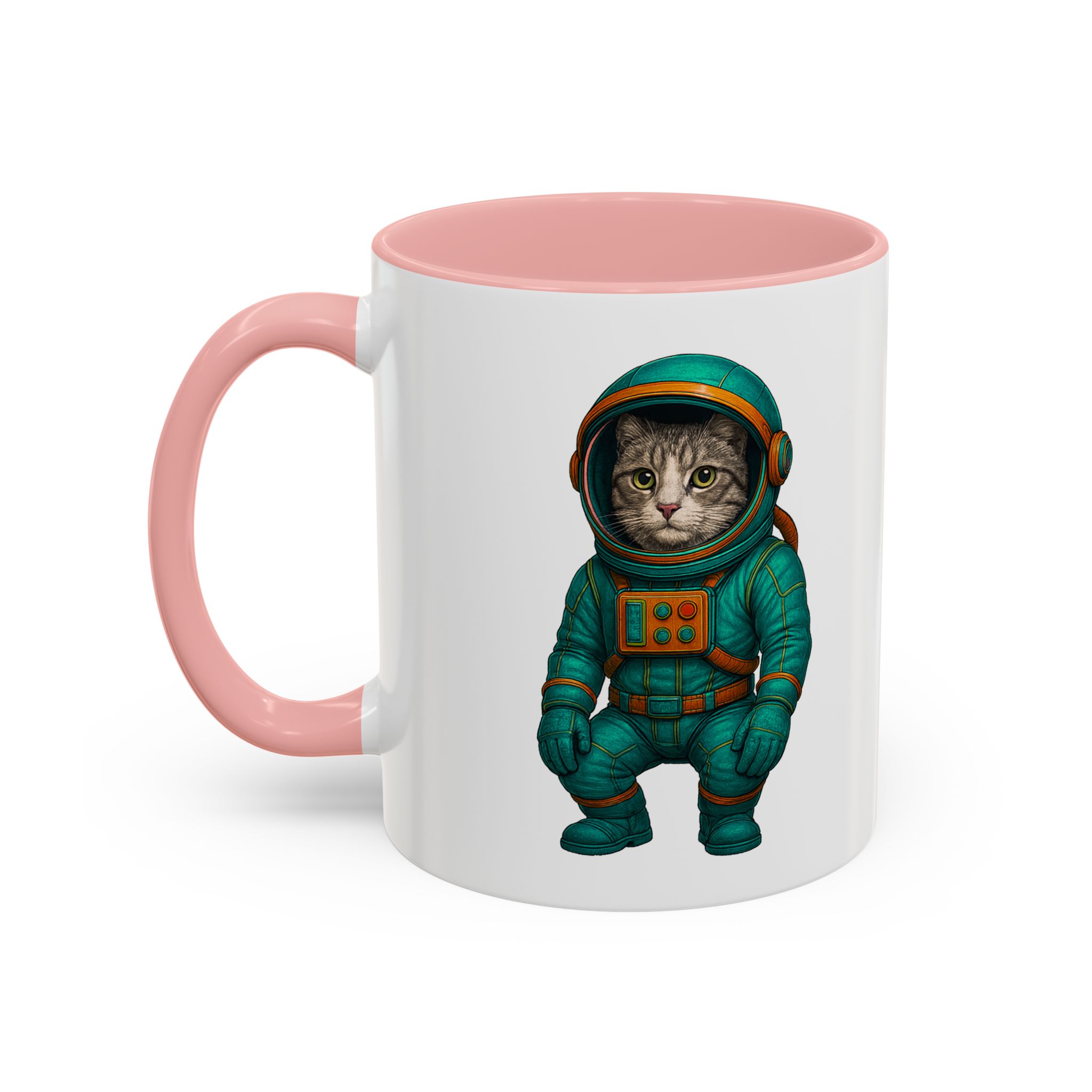 Coffee Mug funny Cat lover boho Mug Cat astronaut tea cup pet unique accessory kitten gift for her - Imagen 14