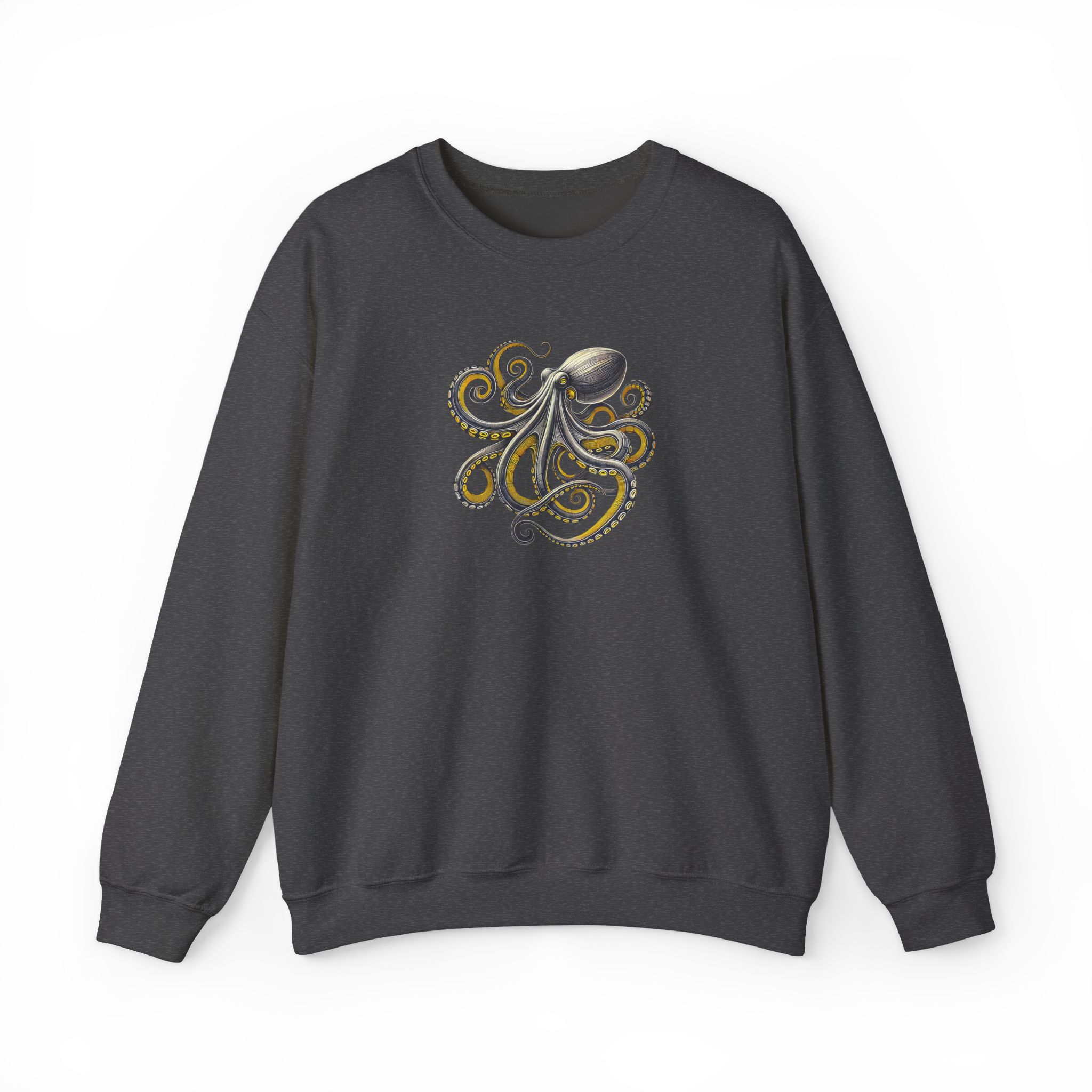 Octopus sweatshirt – Boho Octopus sweater – Japan Octopus Sweatshirt nature print - Image 18