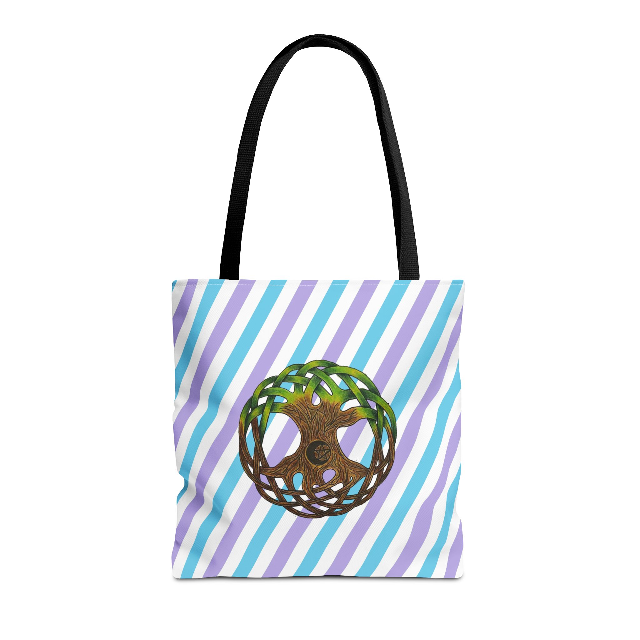 Canvas tote bag Dive into Dream Worlds Surrealist Tree Art shoulder bag with Unique Artist cute tote bag - Image 3