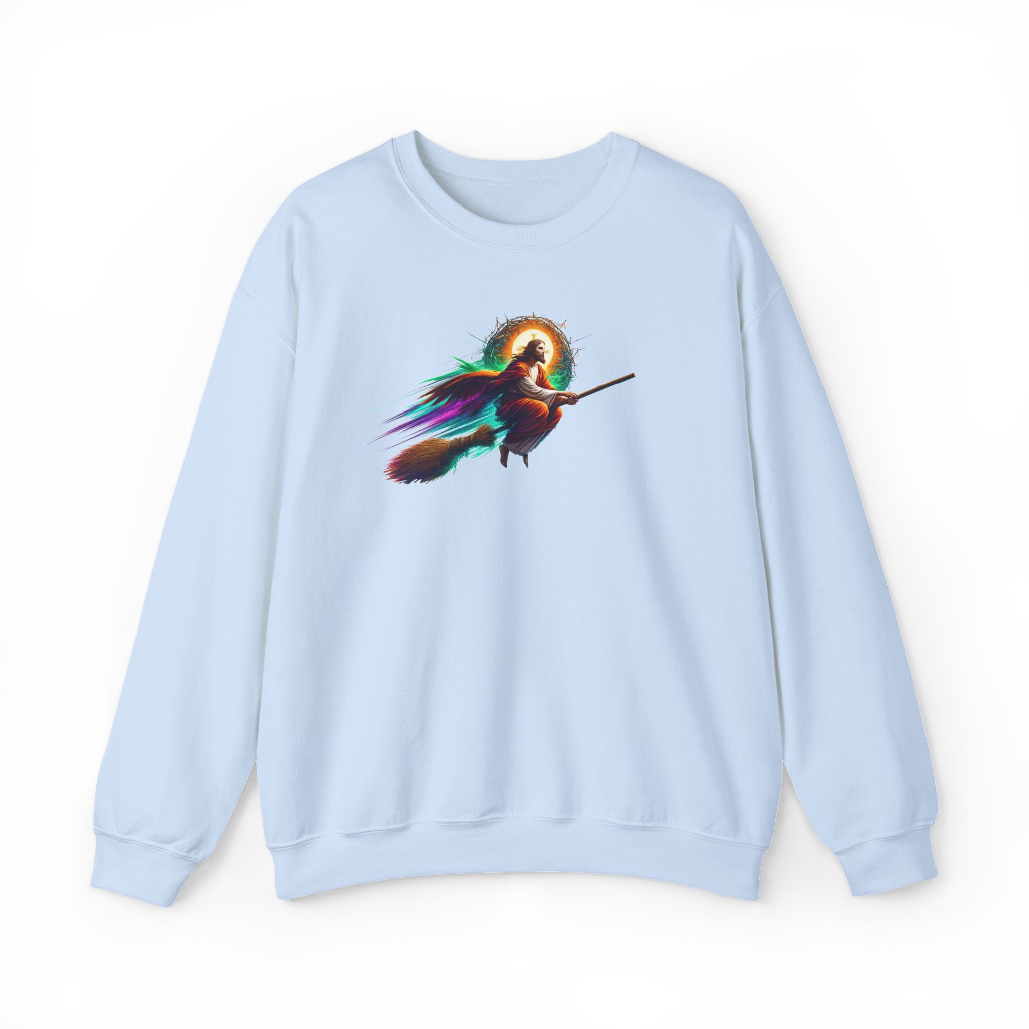 Virgin Mary sweatshirt – Ironic sweater – Sarcastic catholic print gothic funny - Image 19