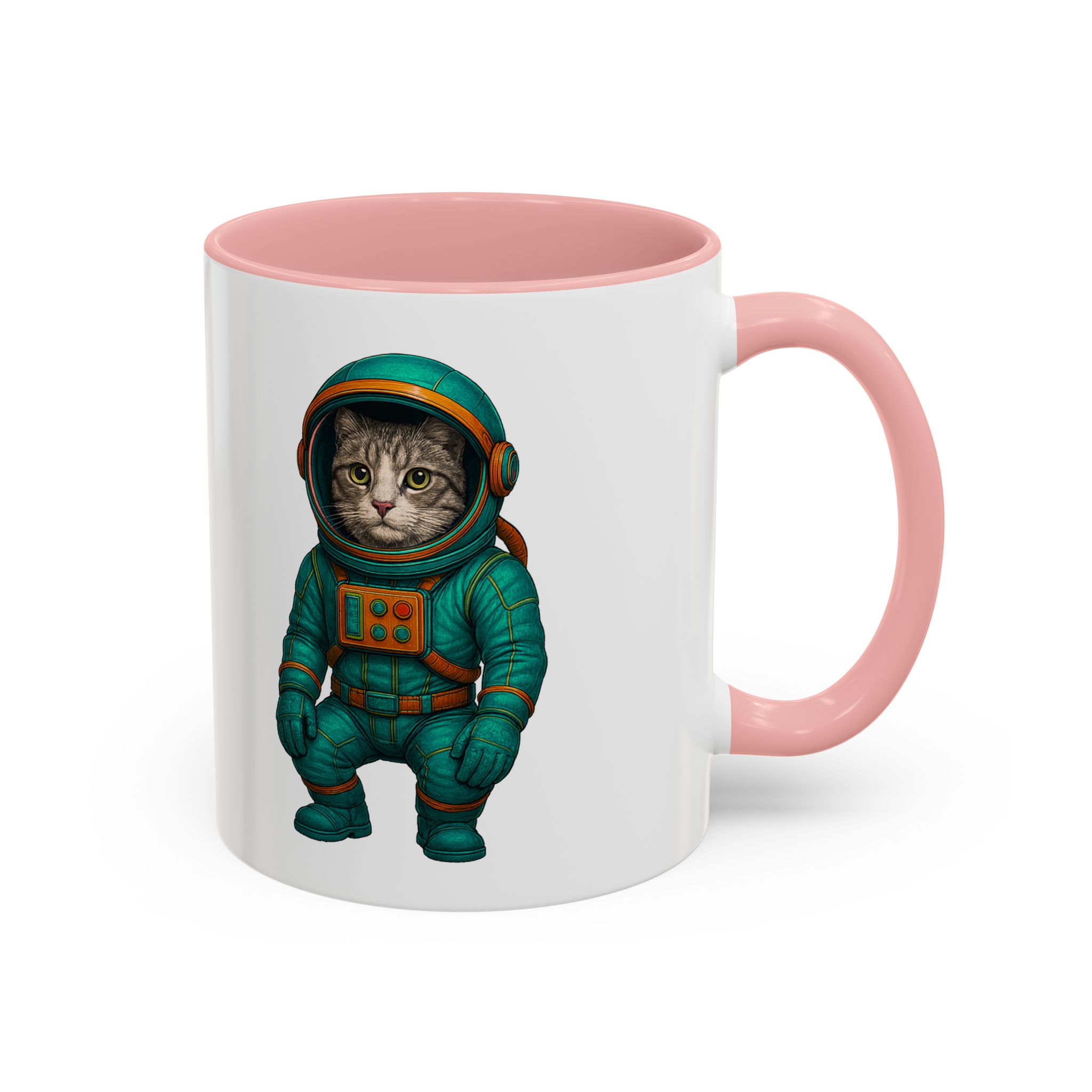 Coffee Mug funny Cat lover boho Mug Cat astronaut tea cup pet unique accessory kitten gift for her - Imagen 13