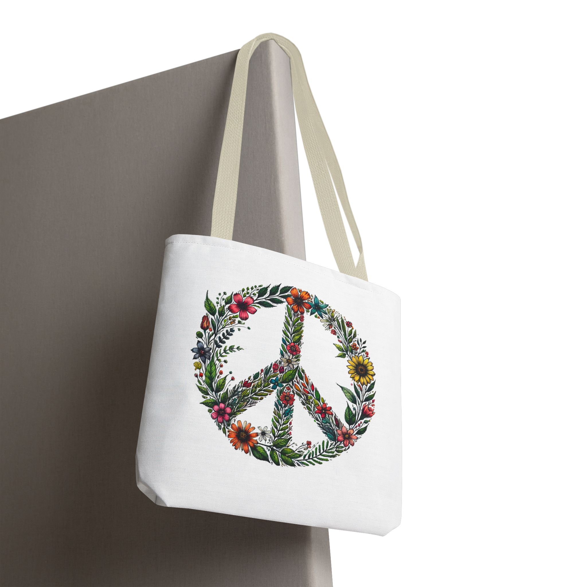 Peace and Love tote bag positive vibes and dreamy vintage look - Image 20
