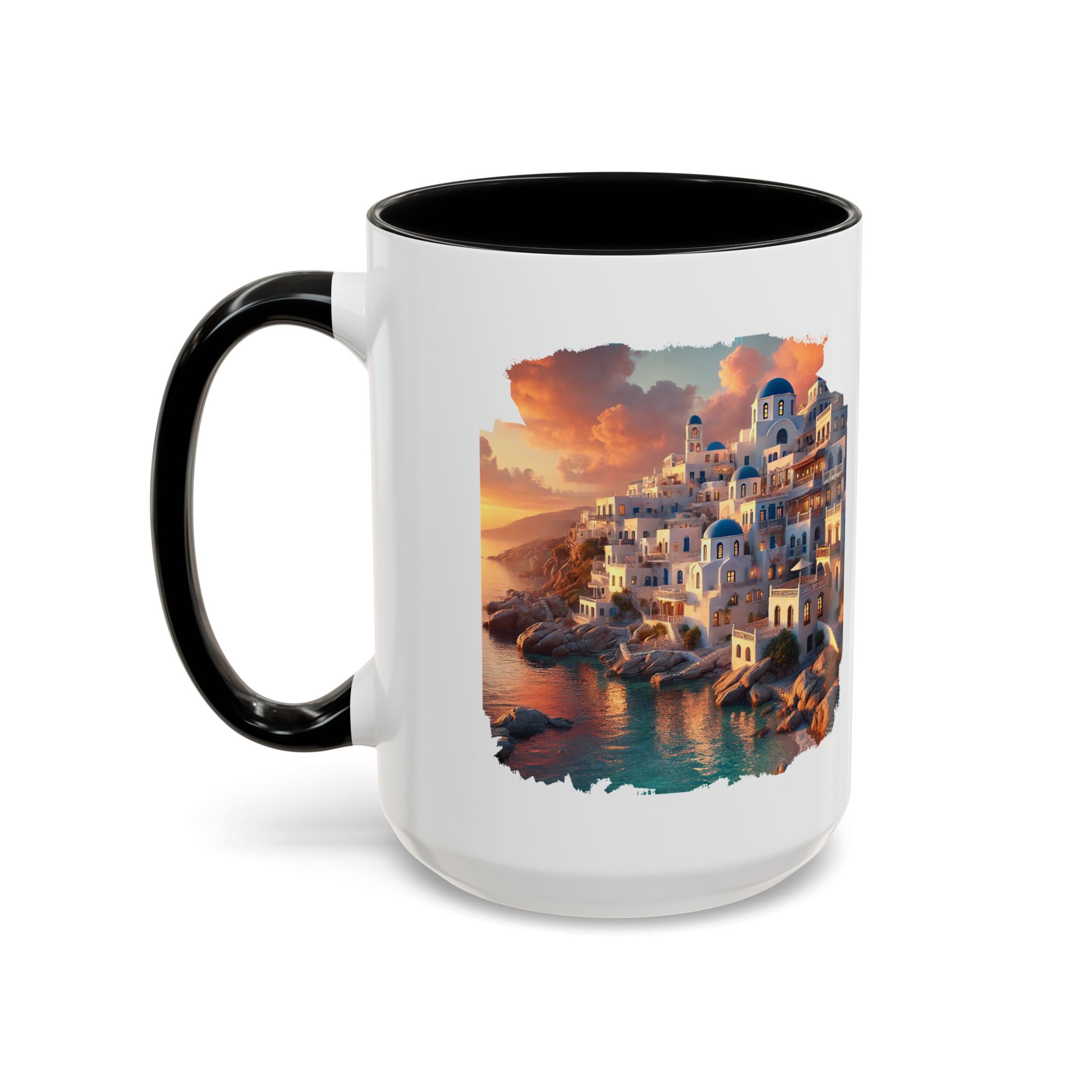 Office mug landscape Santorini caldera office mug nature print greece boho gift coffee cup tea accessory unique - Image 22