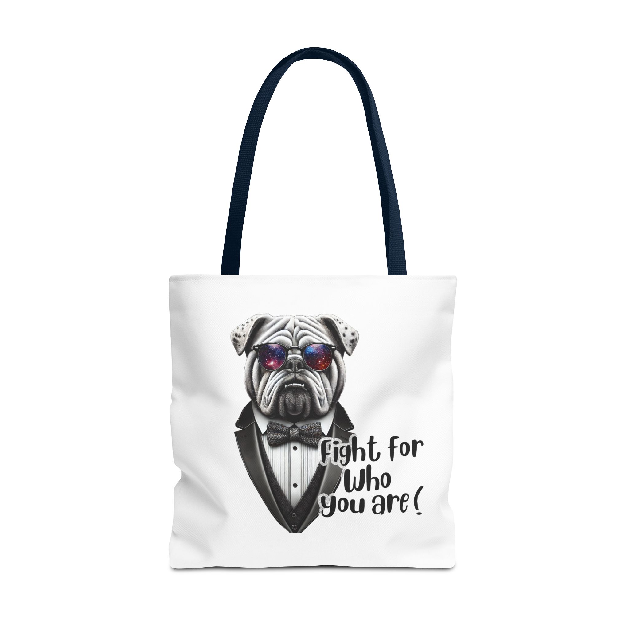 Canvas tote bag Vintage bag Motivational cute tote bag Bull dog design funny tote bag for self confidence shoulder bag – Image 29