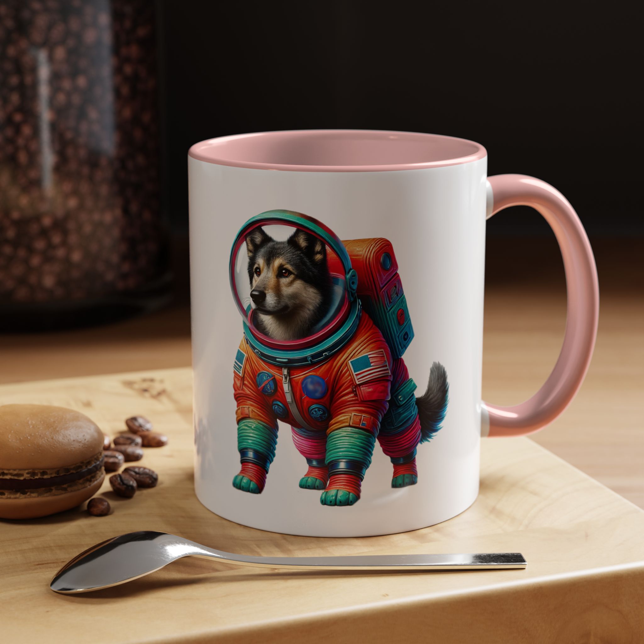 Office mug Dog Outerspace coffee cup Dachshund astronaut tea lover boho gift for her pet accessory puppy - Image 15