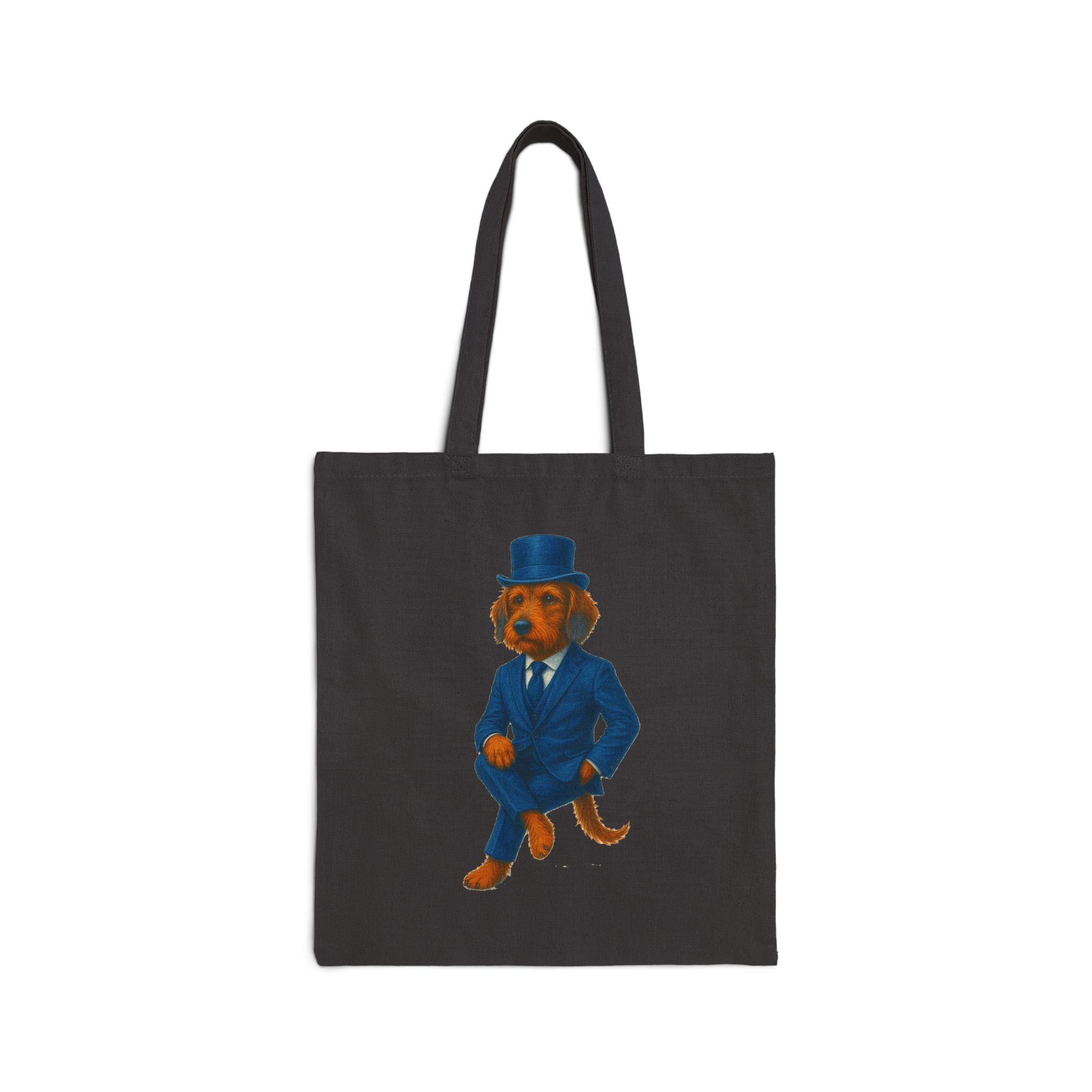Stylish Dachshund canvas tote bag Dog fancy dress cute tote bag fun pet shoulder bag ethical handbag - Image 5