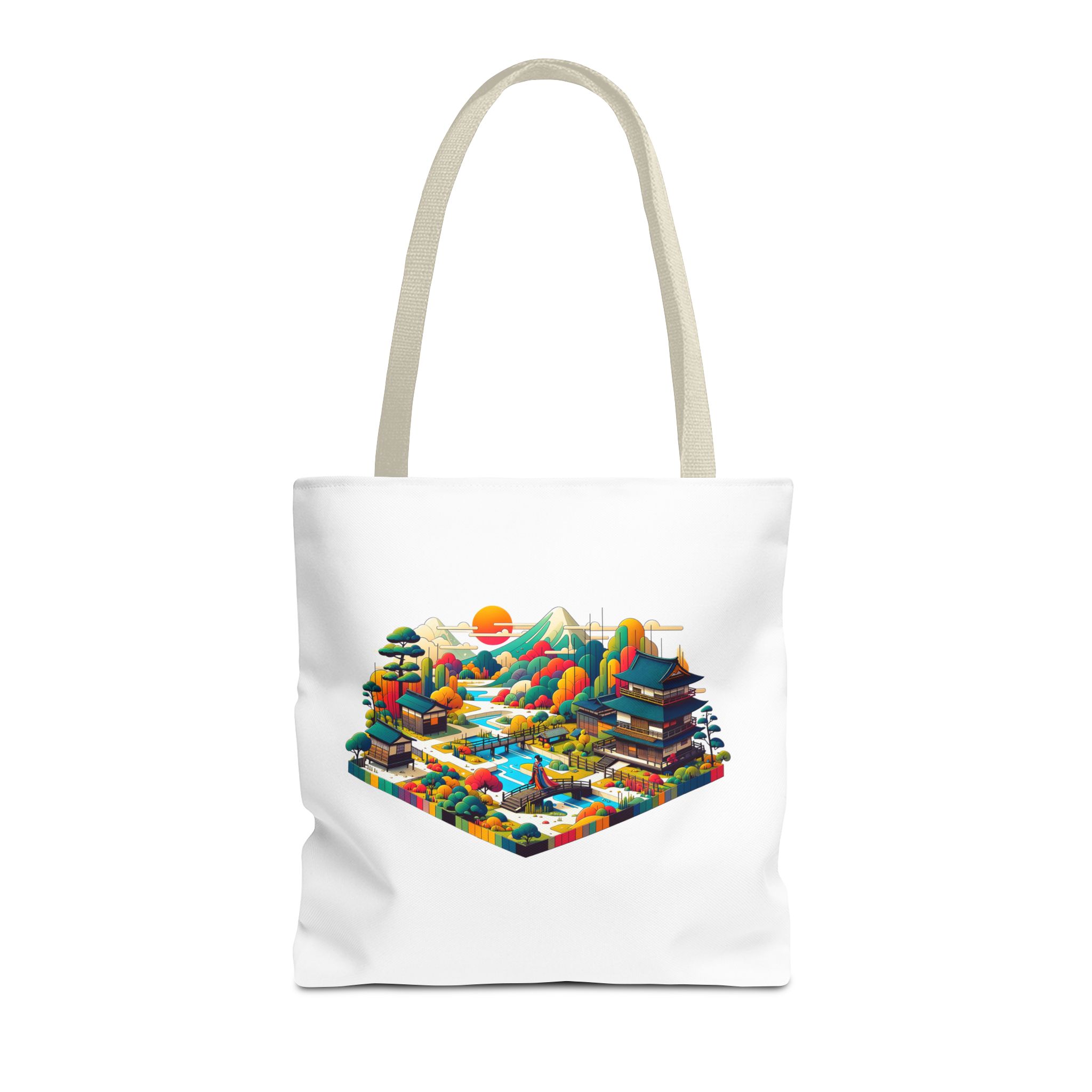 Japanese Tote bag – asian purse – Retro Japan handbag boho print - Image 21