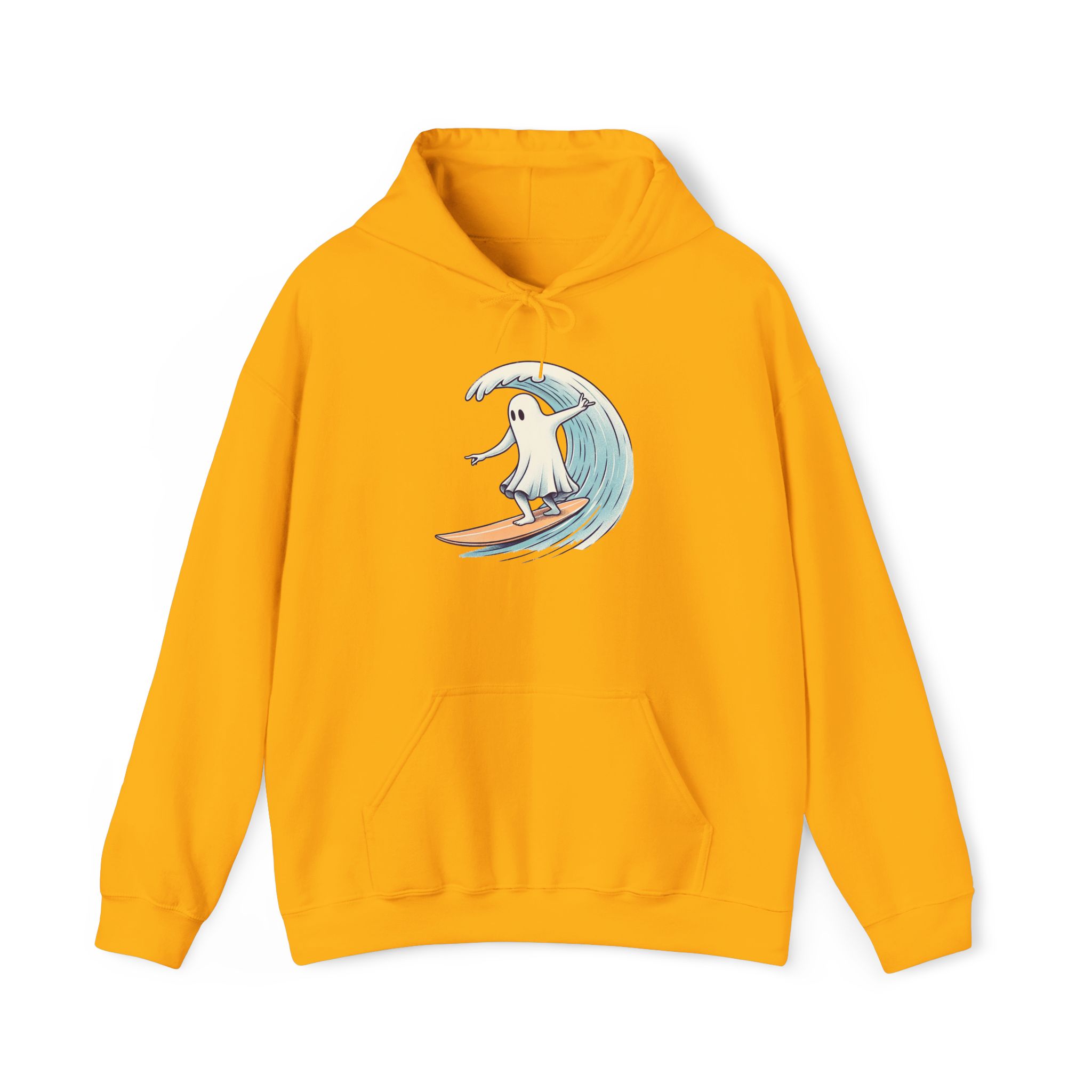 Surf Ghost Hoodie – Beach sweatshirt – Boho Ghost Hoodie surf print ghost - Image 14