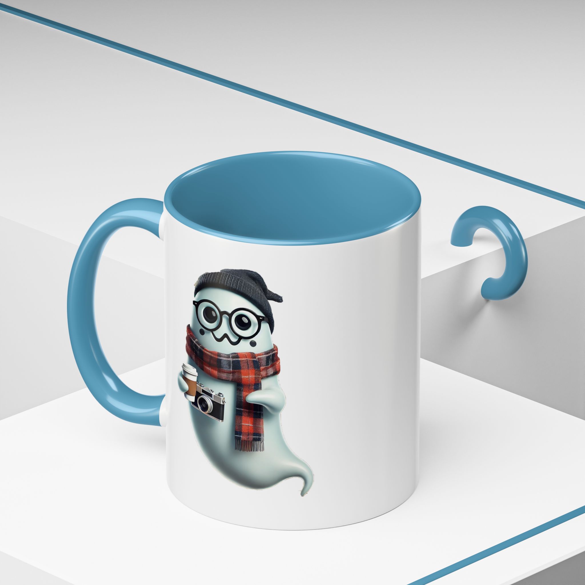 Funny mug boho Ghost coffee cup gift for him Ghost office Mug music lover accessory cool design - Image 36