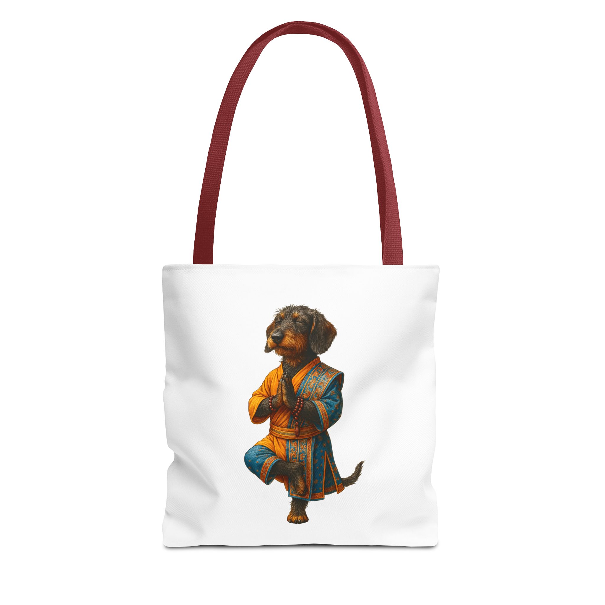 Funny canvas tote bag yoga cute tote bag dog yoga gift mindfulness shoulder bag puppy purse pet lover handbag - Imagen 7