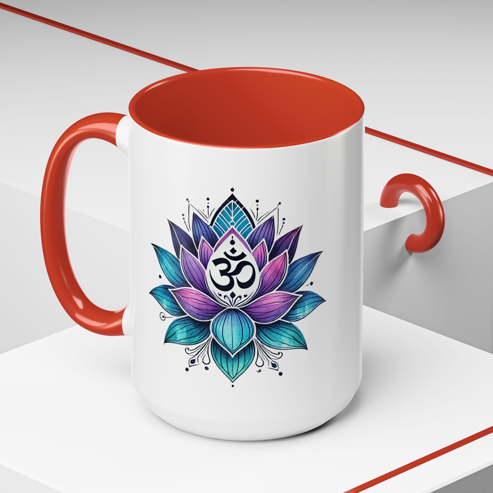 Boho office mug mindfulness mug lotus flower yoga gift coffee lover meditation accessory tea cup cute – Image 36