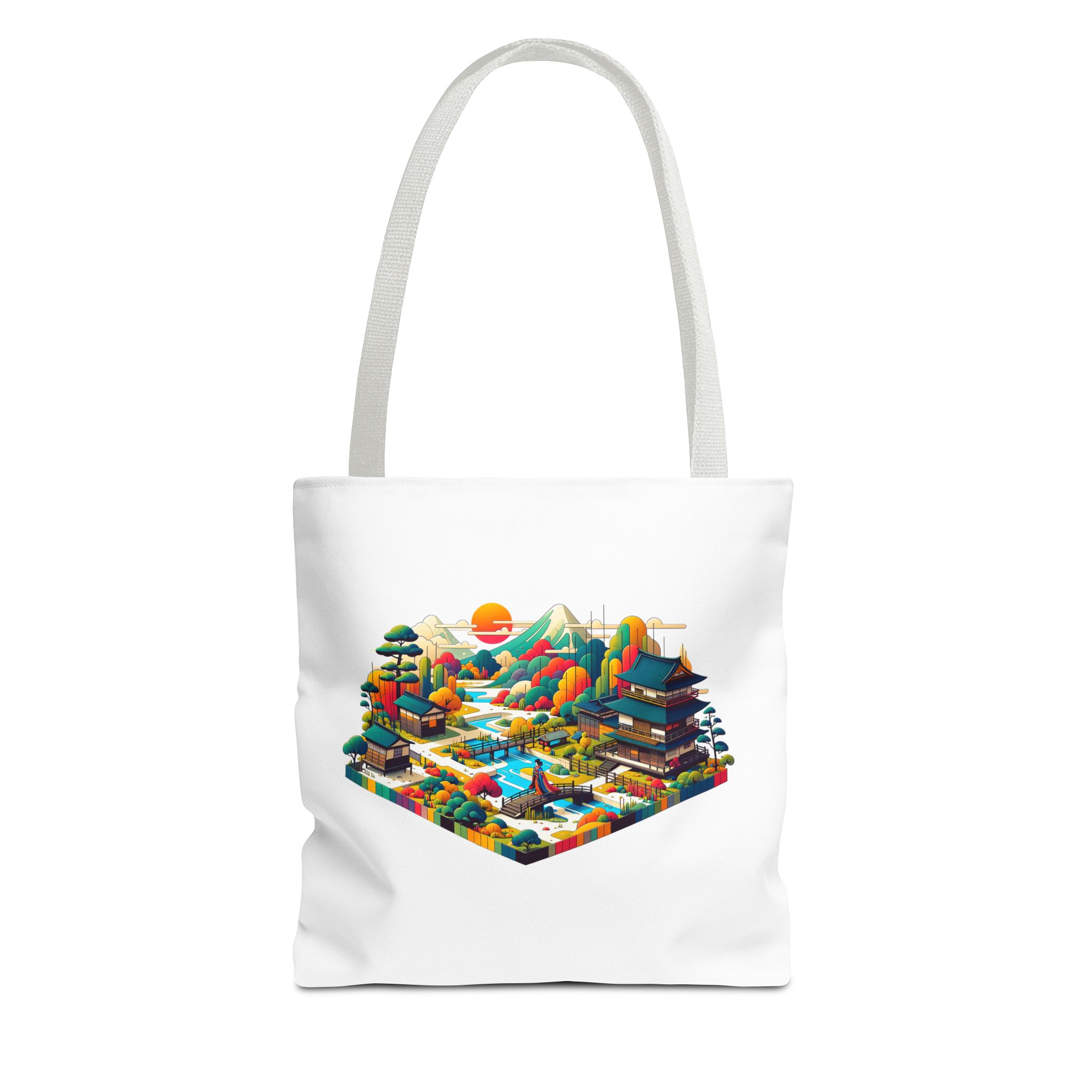 Japanese Tote bag – asian purse – Retro Japan handbag boho print - Image 13