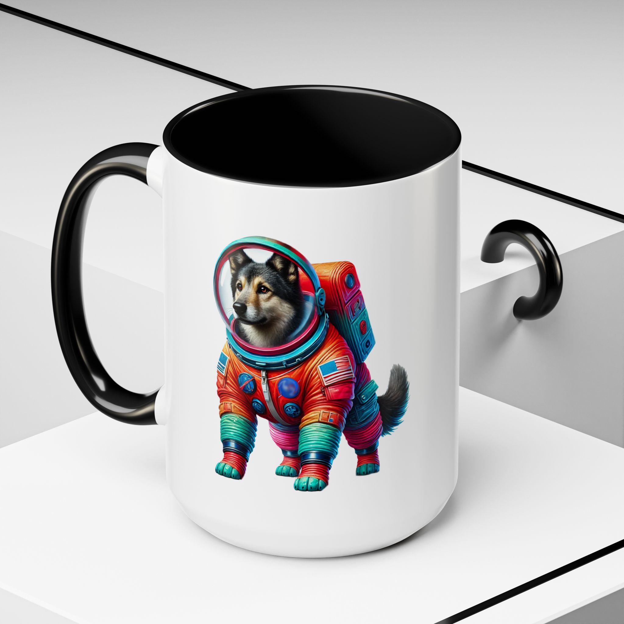 Office mug Dog Outerspace coffee cup Dachshund astronaut tea lover boho gift for her pet accessory puppy - Image 24