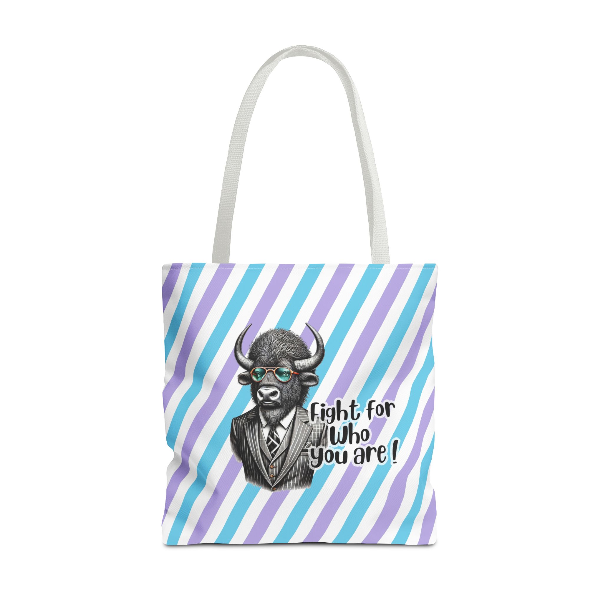 Canvas tote bag Vintage bag Motivational funny tote bag Bison design cute tote bag for self confidence shoulder bag – Image 17