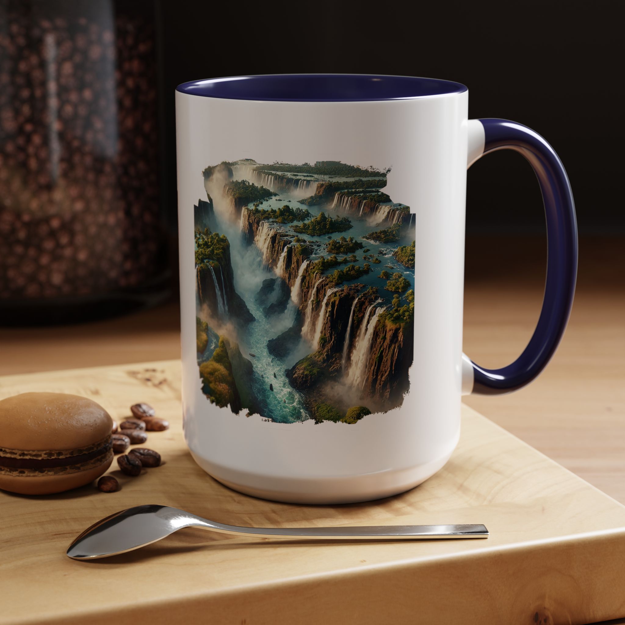 Tea mug Landscape Brazil office mug nature Iguazu & igacu print boho gift coffee accessory unique cup vintage - Image 23