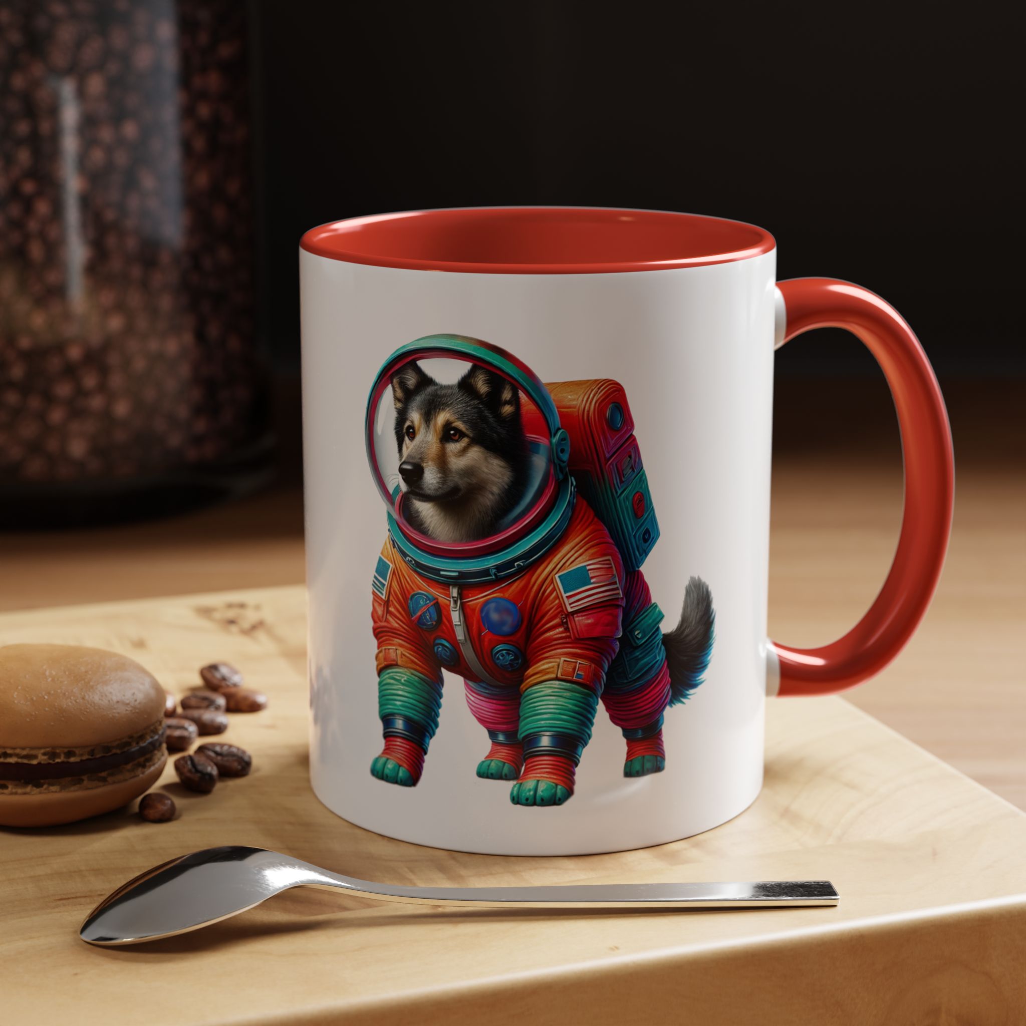 Office mug Dog Outerspace coffee cup Dachshund astronaut tea lover boho gift for her pet accessory puppy - Image 19