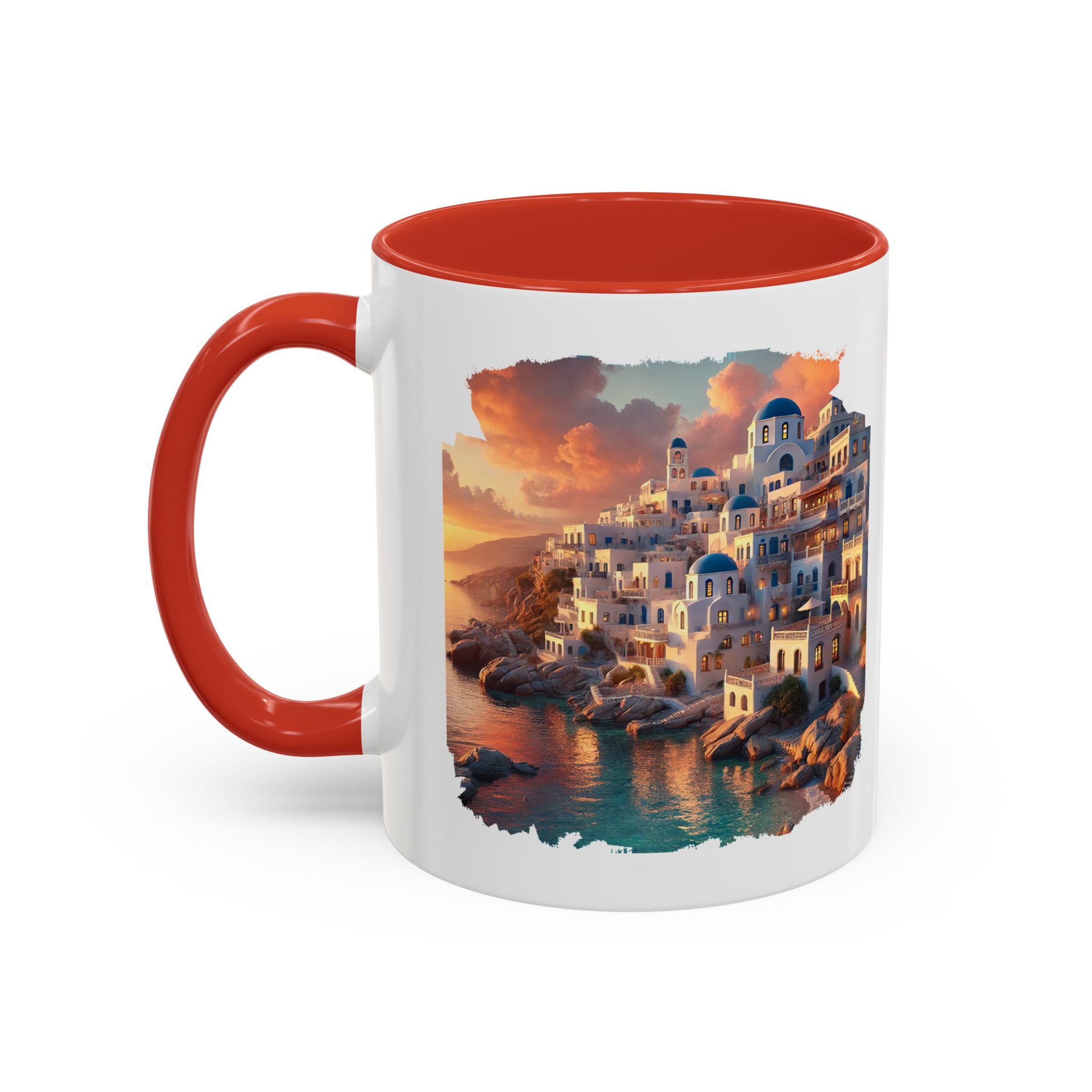 Office mug landscape Santorini caldera office mug nature print greece boho gift coffee cup tea accessory unique - Image 18