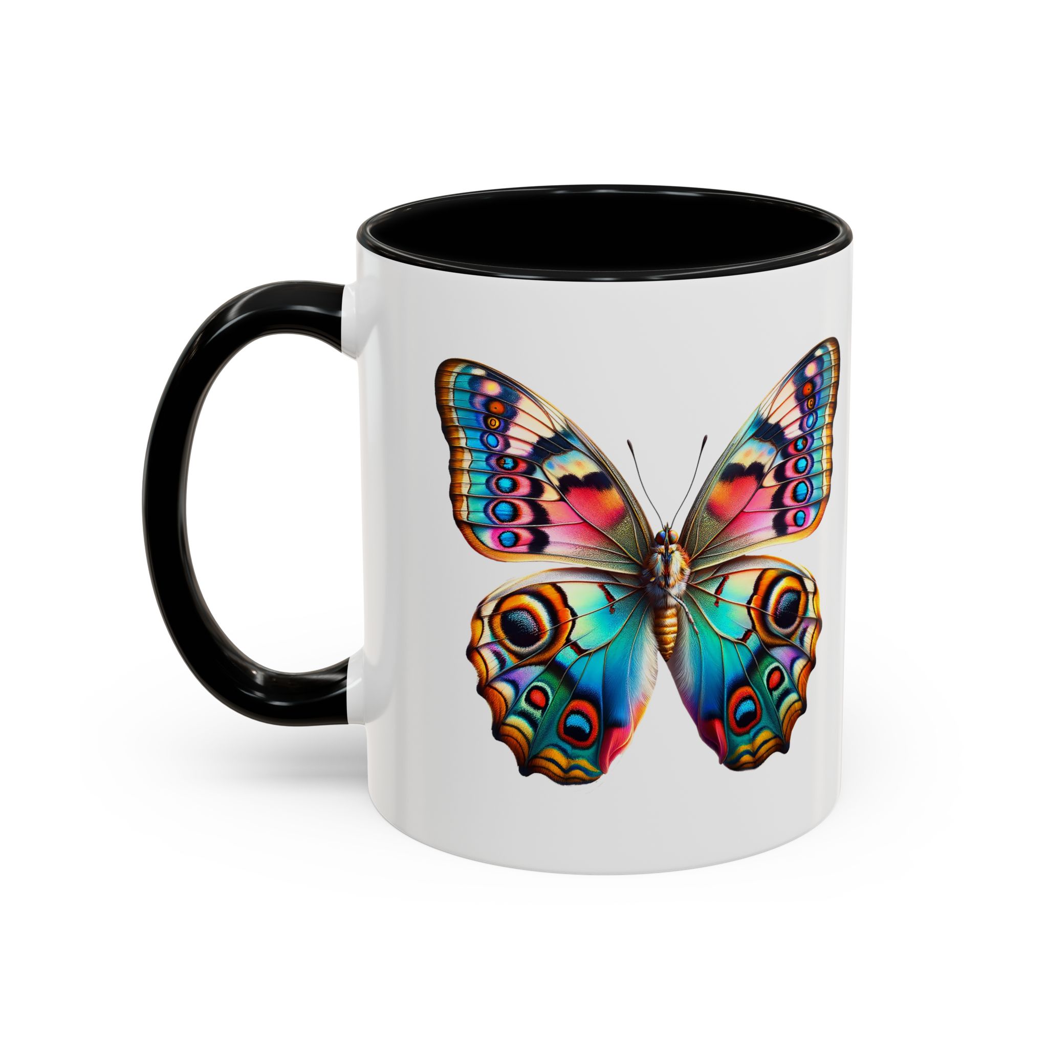 Coffee mug Butterfly unique cup boho gift for her office accessory cute mug nature design - Imagen 6