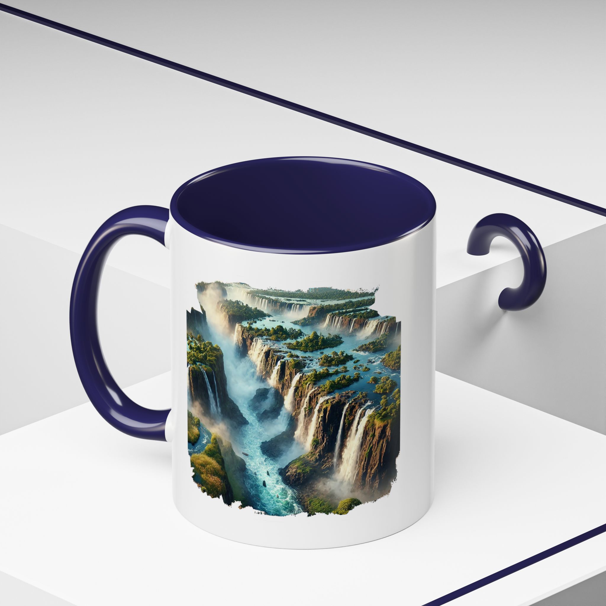 Tea mug Landscape Brazil office mug nature Iguazu & igacu print boho gift coffee accessory unique cup vintage - Image 8