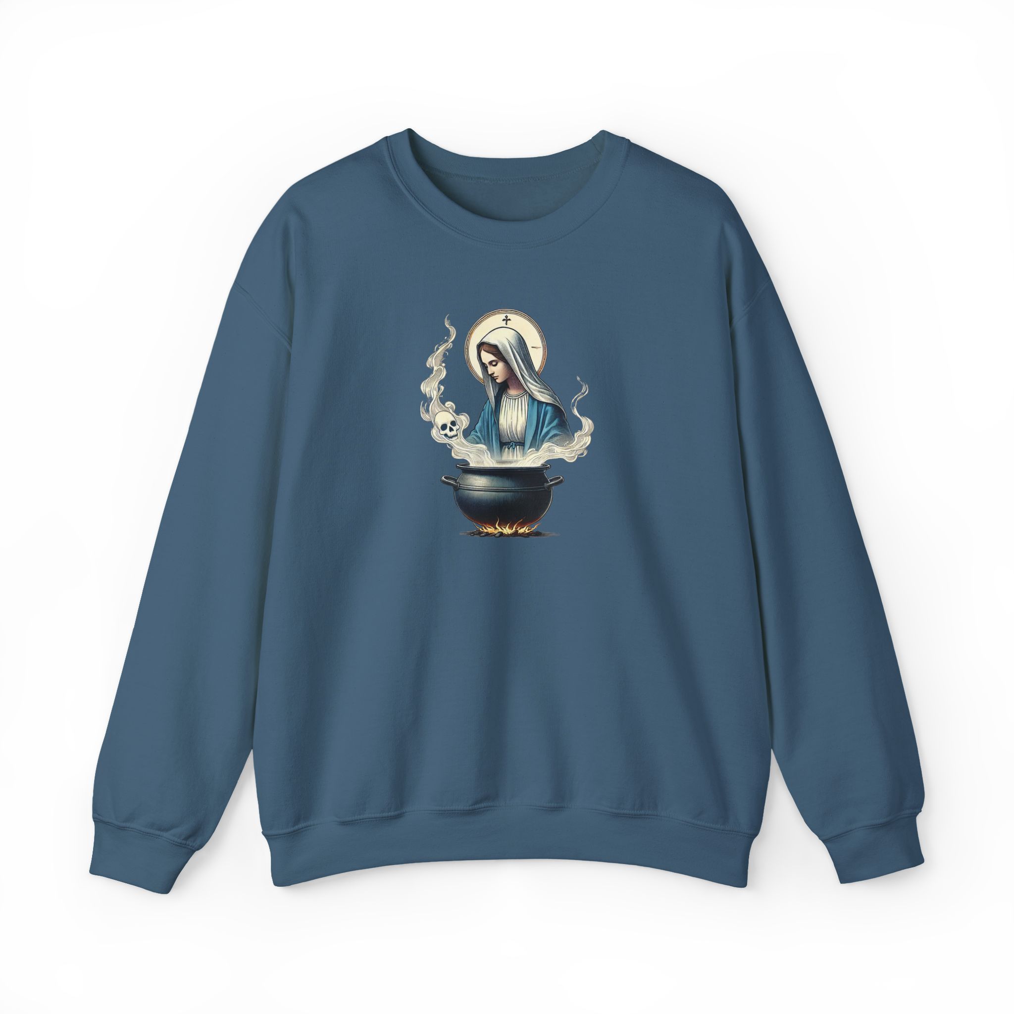 Virgin Mary sweatshirt – Ironic sweater – Funny catholic sweatshirt catholic print